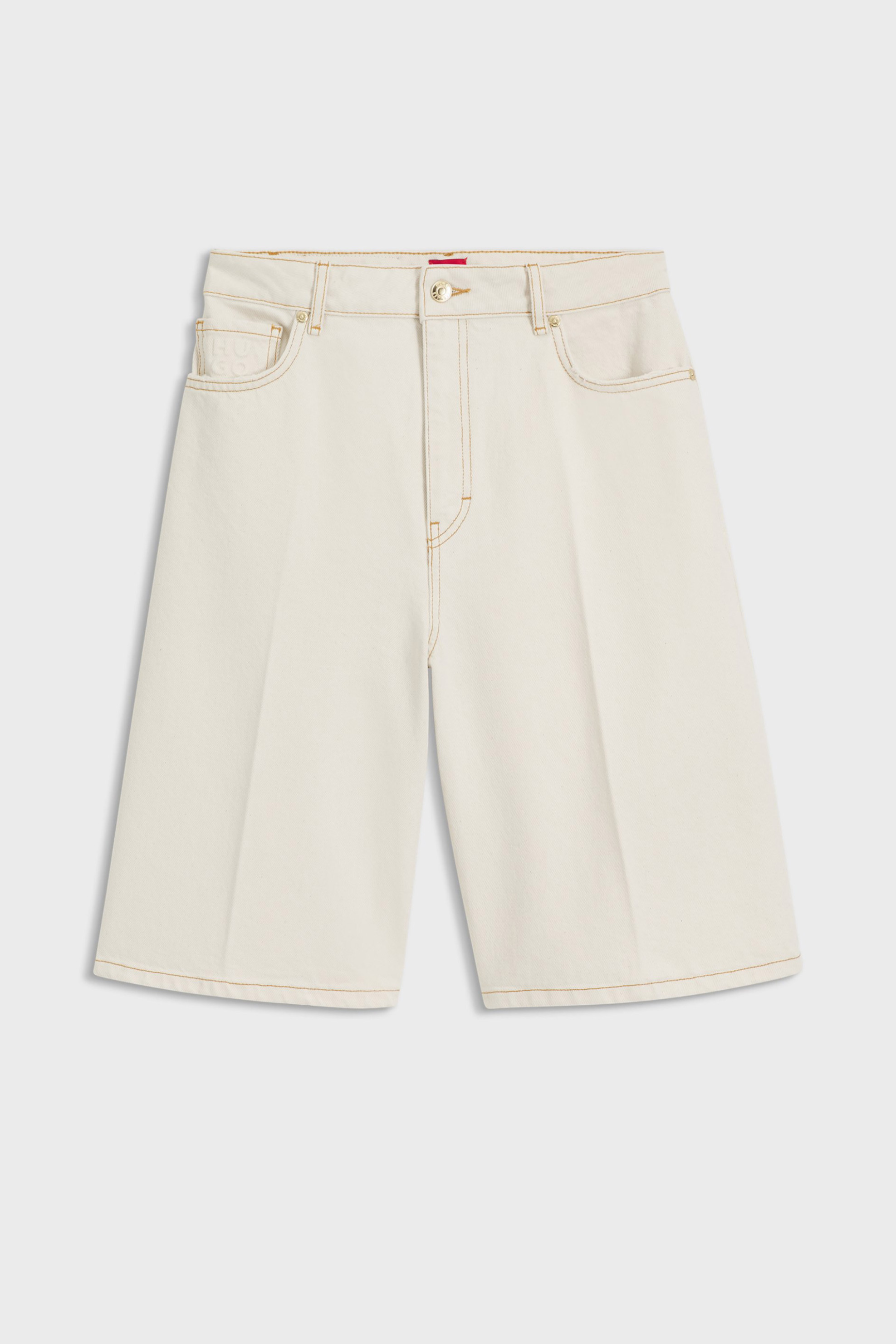 Hugo Boss Γυναικεία Denim Βερμούδα Gelita 1 - 50557029 Εκρού