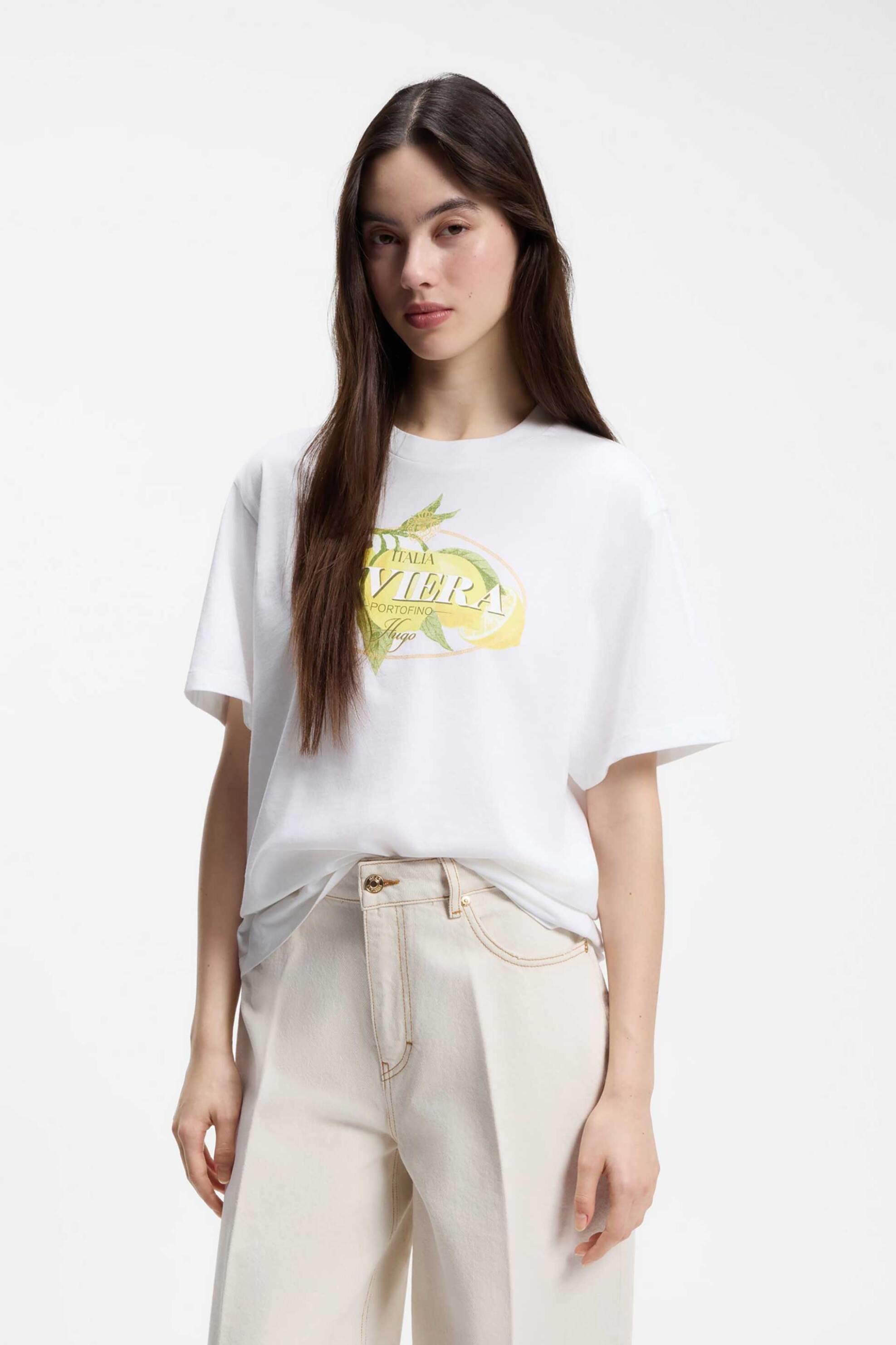 HUGO Hugo Boss γυναικείο T-shirt βαμβακερό με λογότυπο 