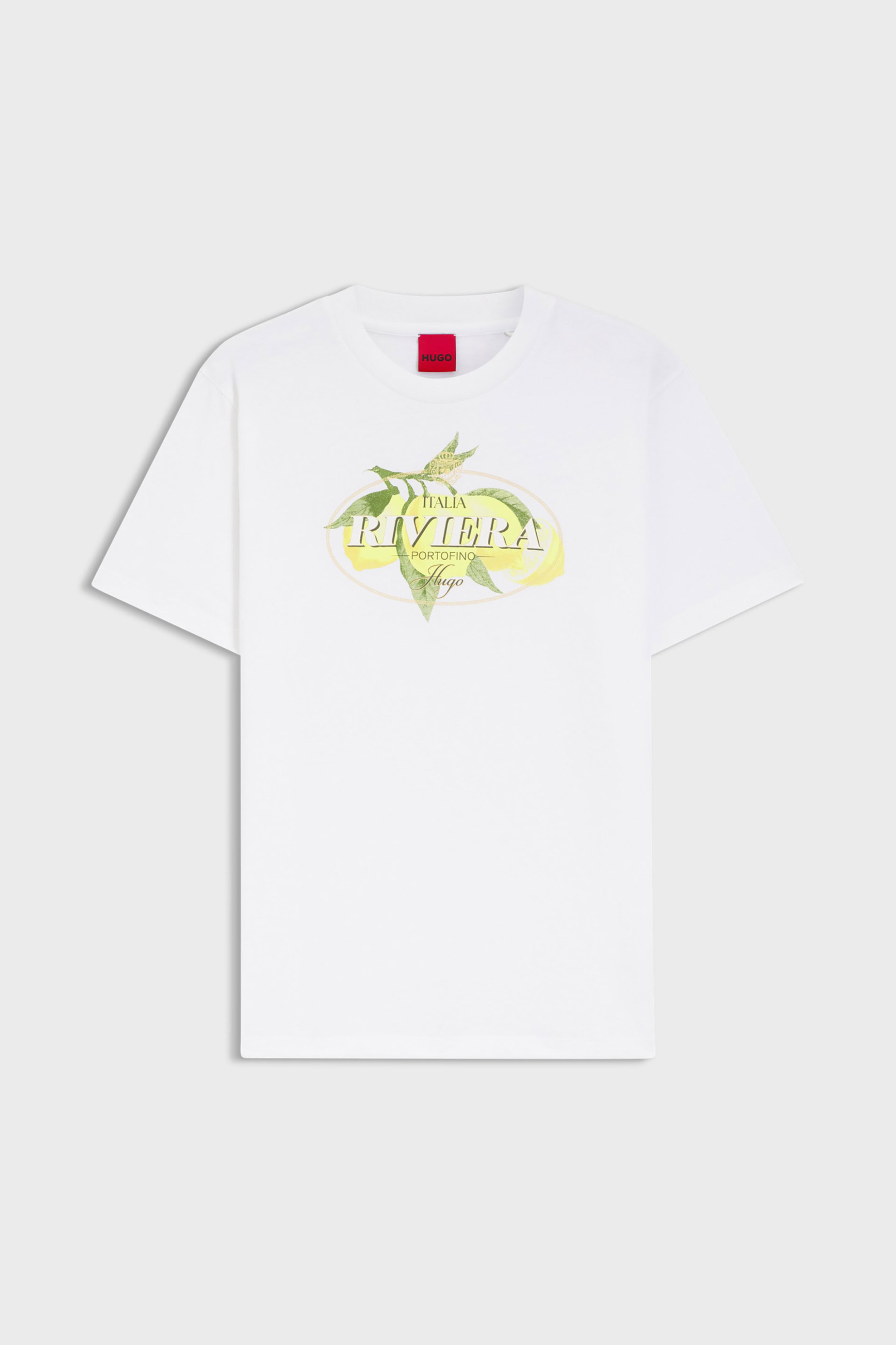 Hugo Boss Γυναικείο T-Shirt Βαμβακερό με Λογότυπο Vintage Tee 24 - 50561264 Λευκό