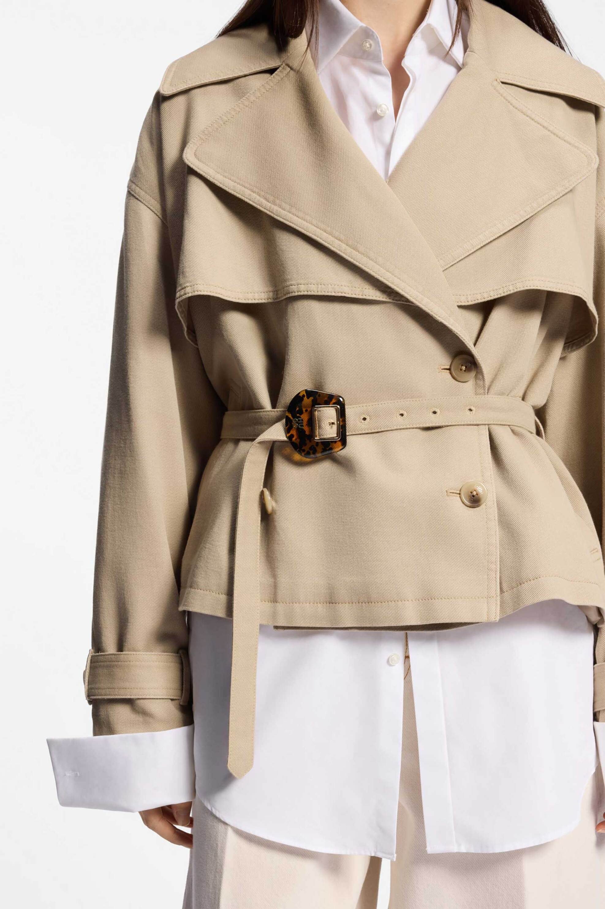 Hugo Boss γυναικείο κοντό καπαρτινάκι "Aclunda" - 50557208 Μπεζ φωτογραφία