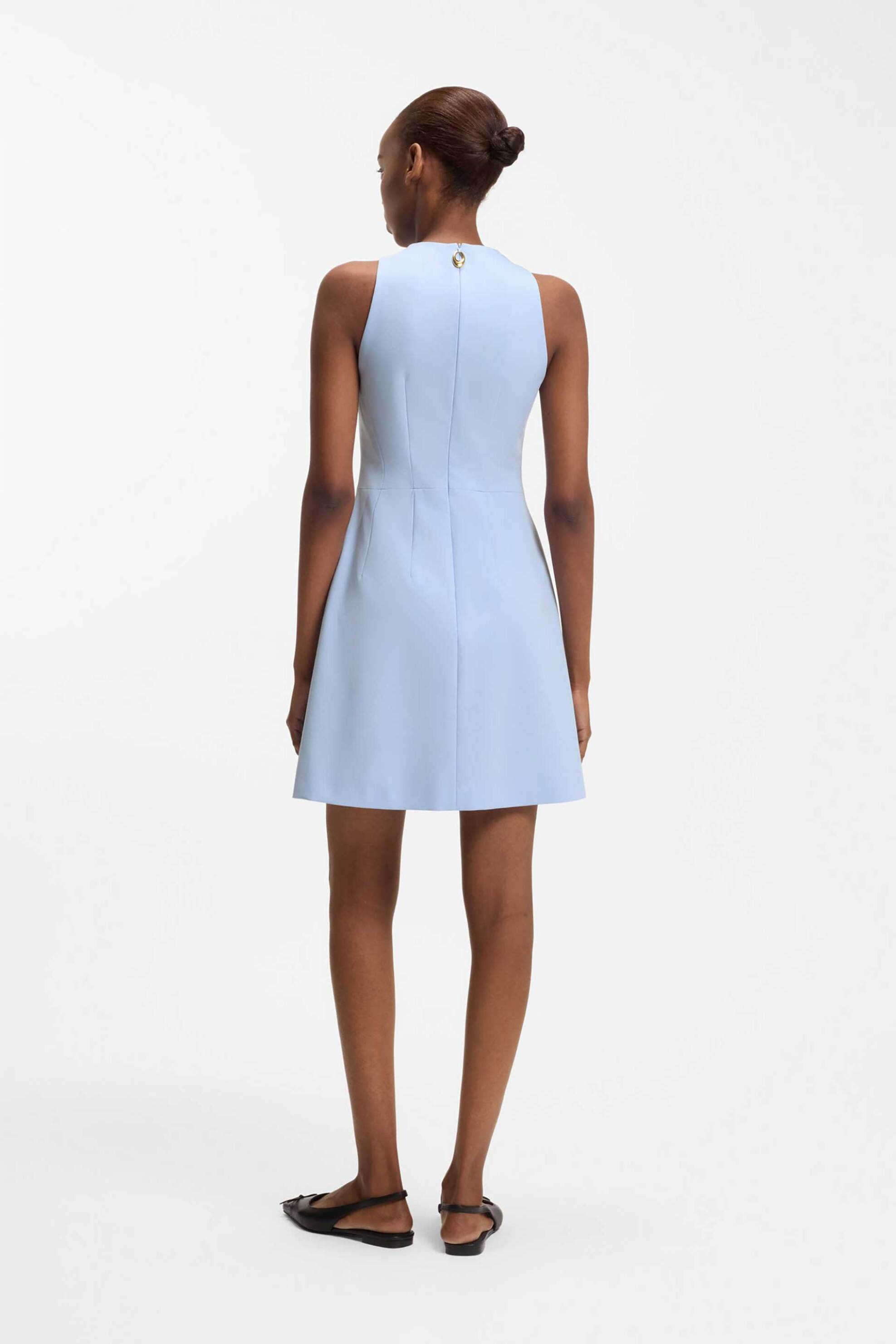 Hugo Boss Γυναικείο Mini Φόρεμα Kelila - 50558174 Γαλάζιο