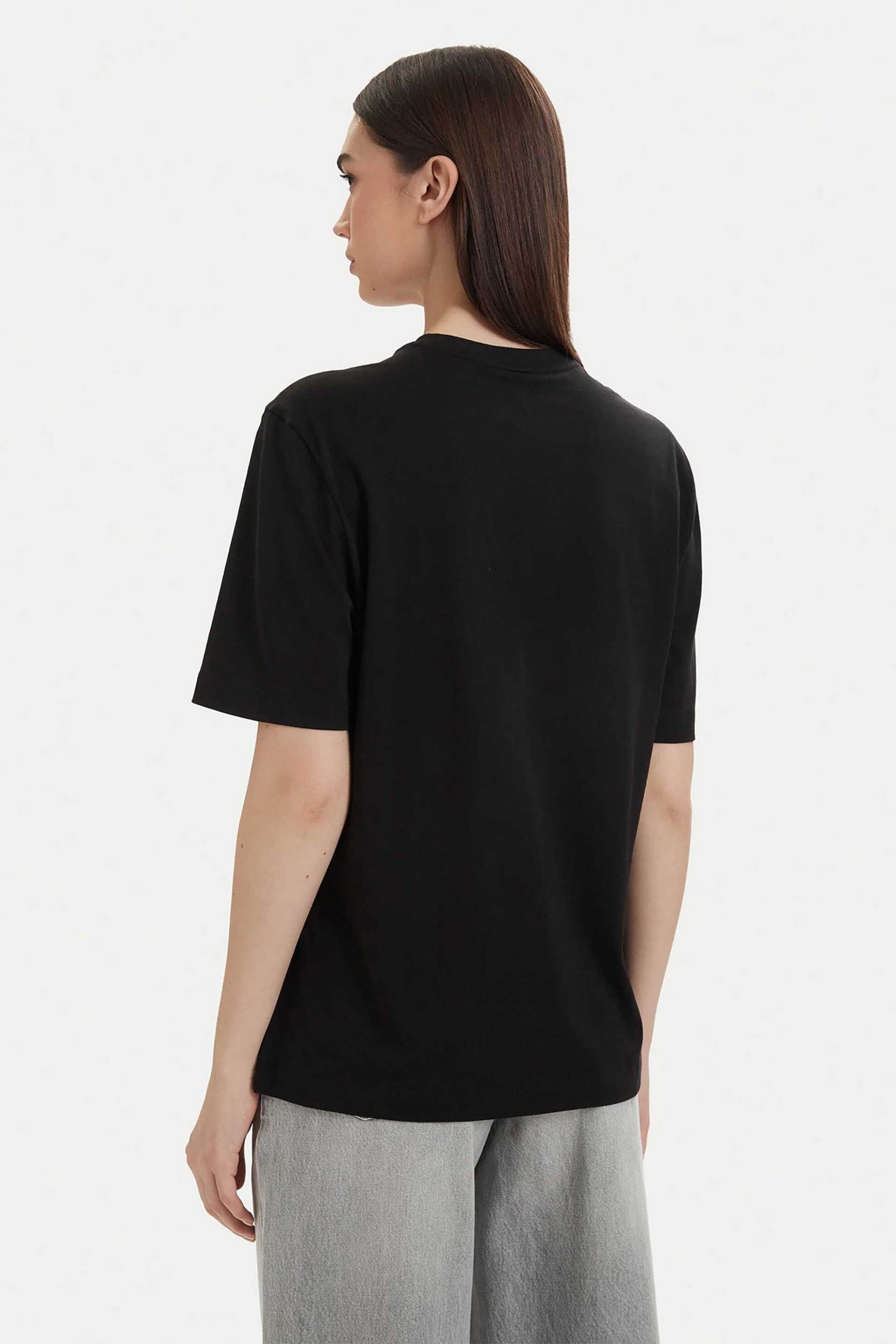 Hugo γυναικείo T-shirt με λογότυπο Relaxed Fit 