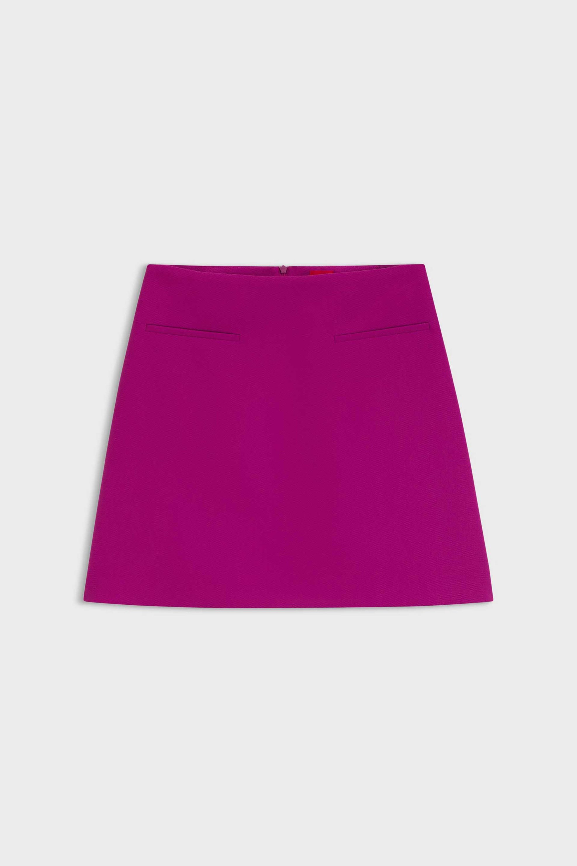 Hugo Γυναικεία Mini Φούστα με Faux Τσέπες Ramini - 50564826 Φούξια