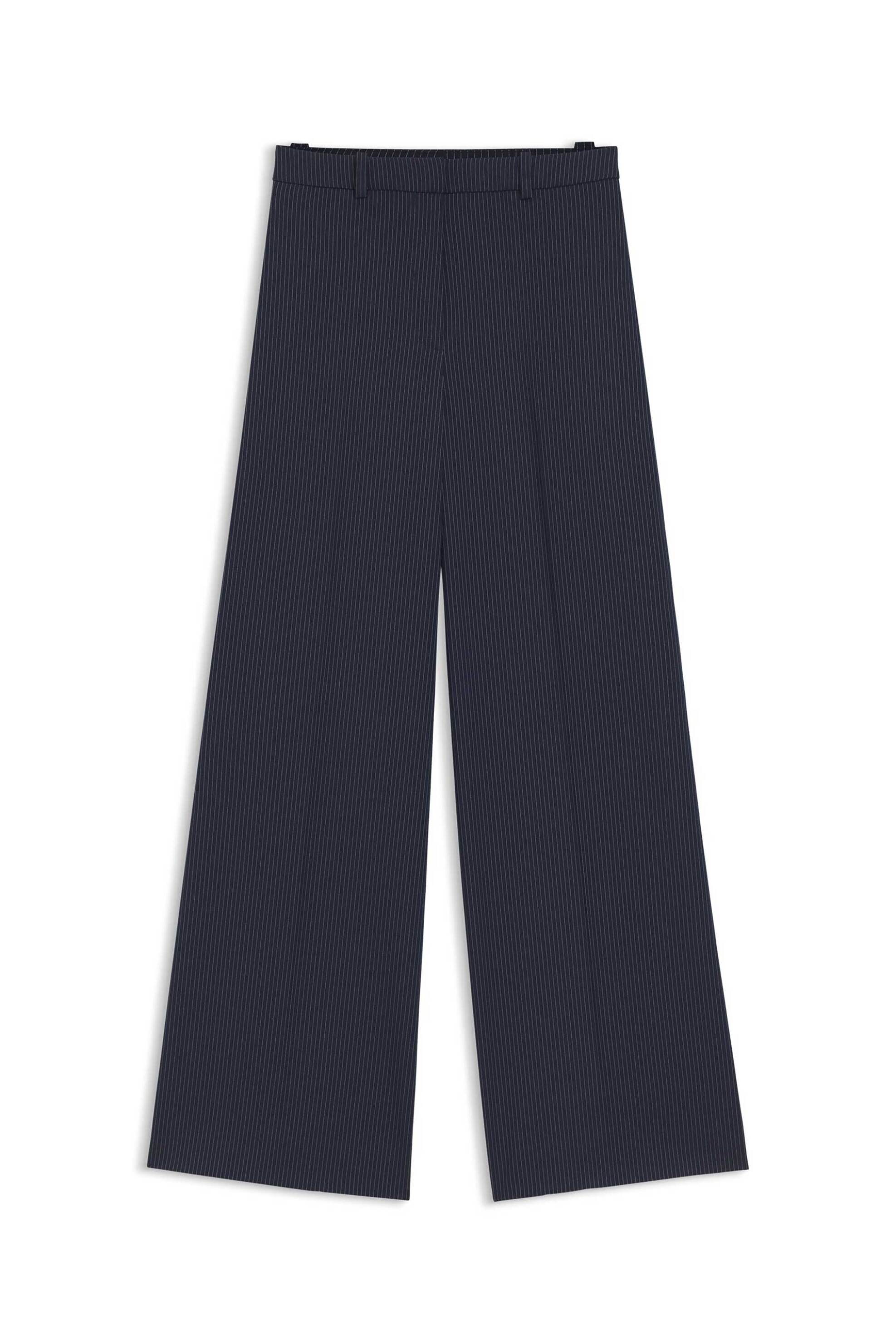 Hugo Boss Γυναικείο Παντελόνι Regular Fit Hasmina - 50566085 Μπλε Σκούρο