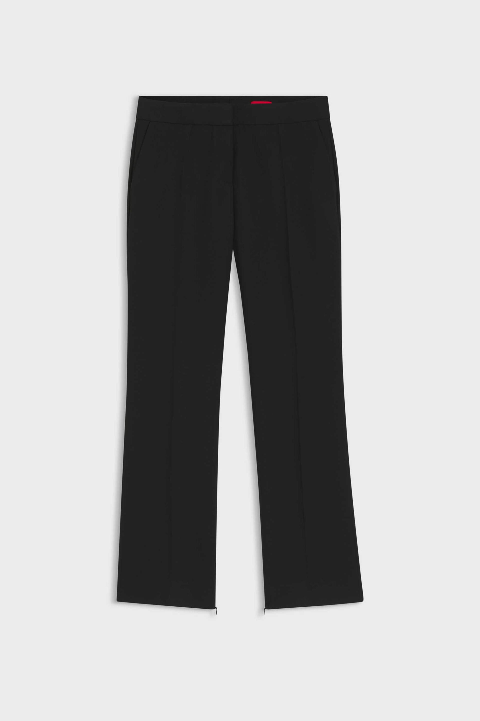 Hugo Γυναικείο Παντελόνι Μονόχρωμο Slim Fit Hedise - 50566154 Μαύρο