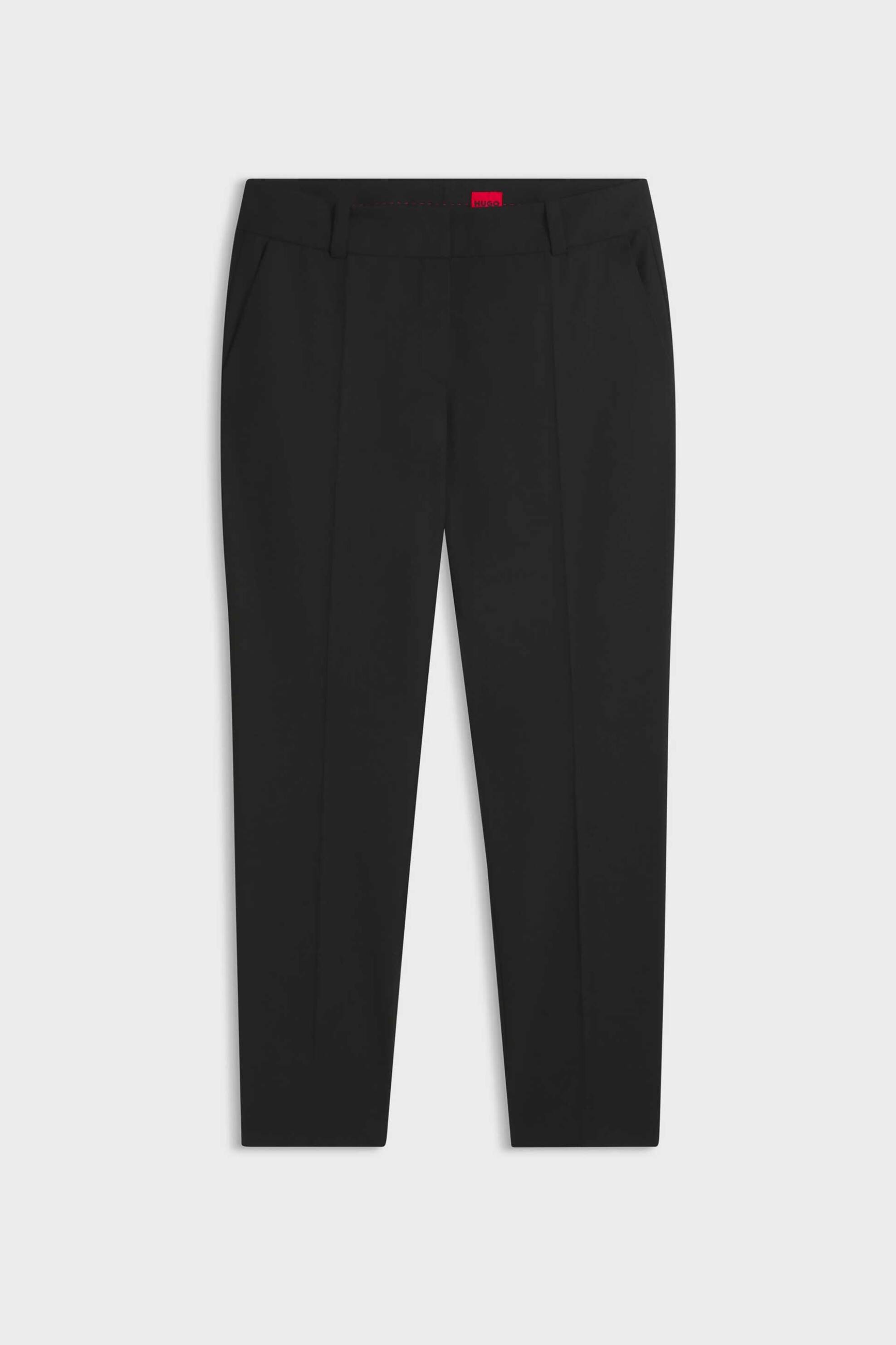 Hugo Γυναικείο Παντελόνι Cropped Slim Fit Hetana - 50570902 Μαύρο