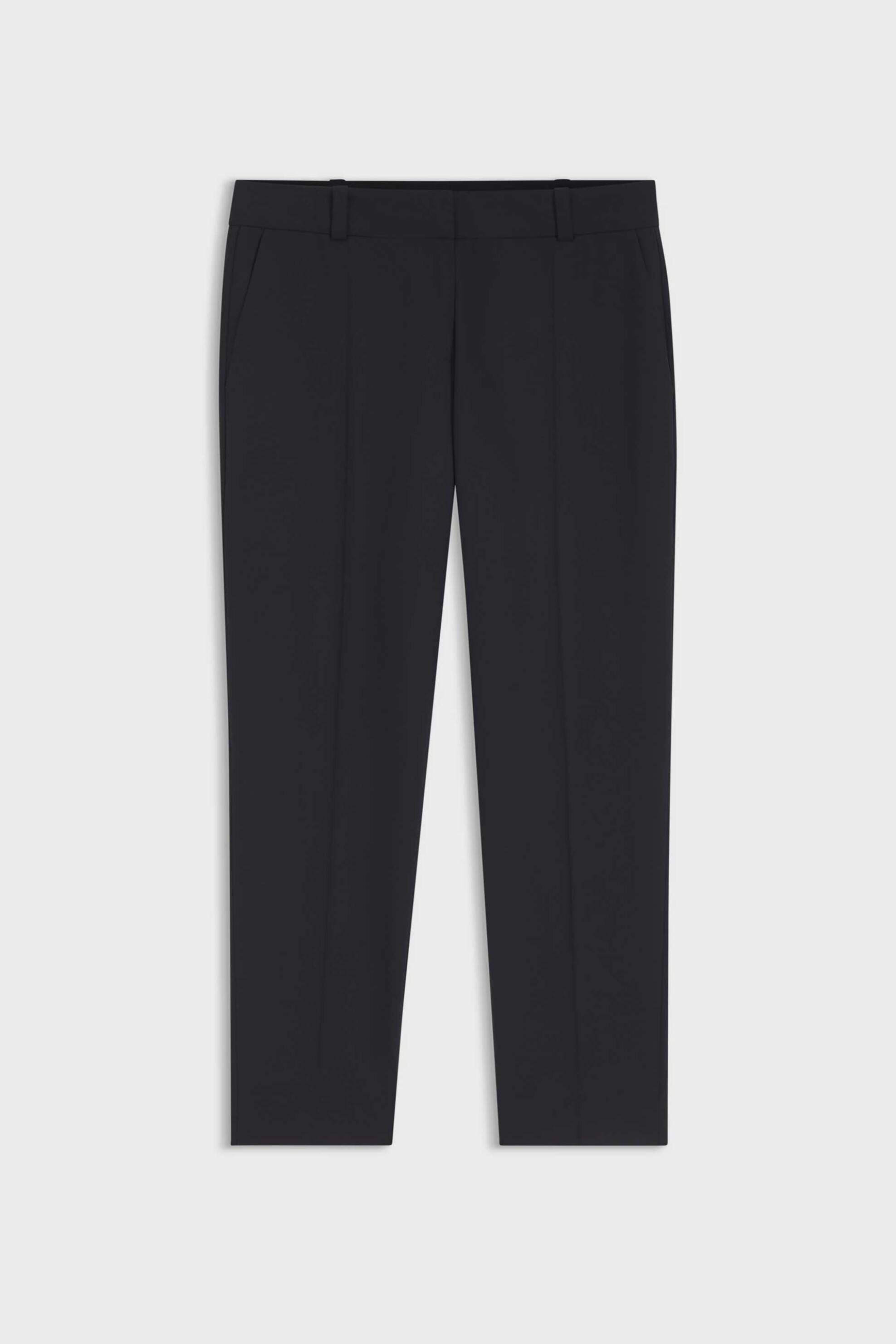 Hugo Γυναικείο Παντελόνι Cropped Slim Fit Hetana - 50570902 Μπλε Σκούρο