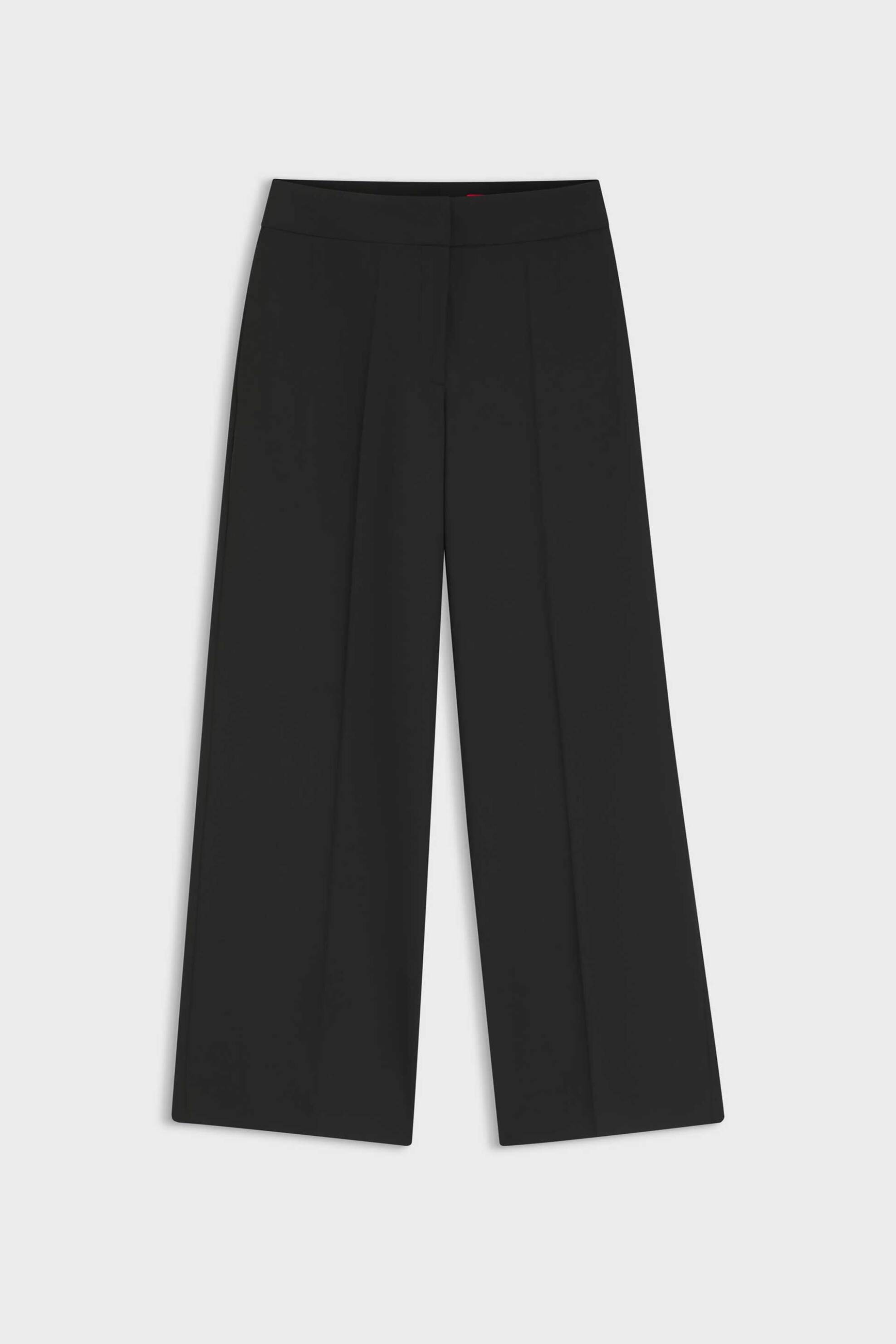 Hugo Γυναικείο Παντελόνι Μονόχρωμο Flared Leg Himia-2 - 50570905 Μαύρο