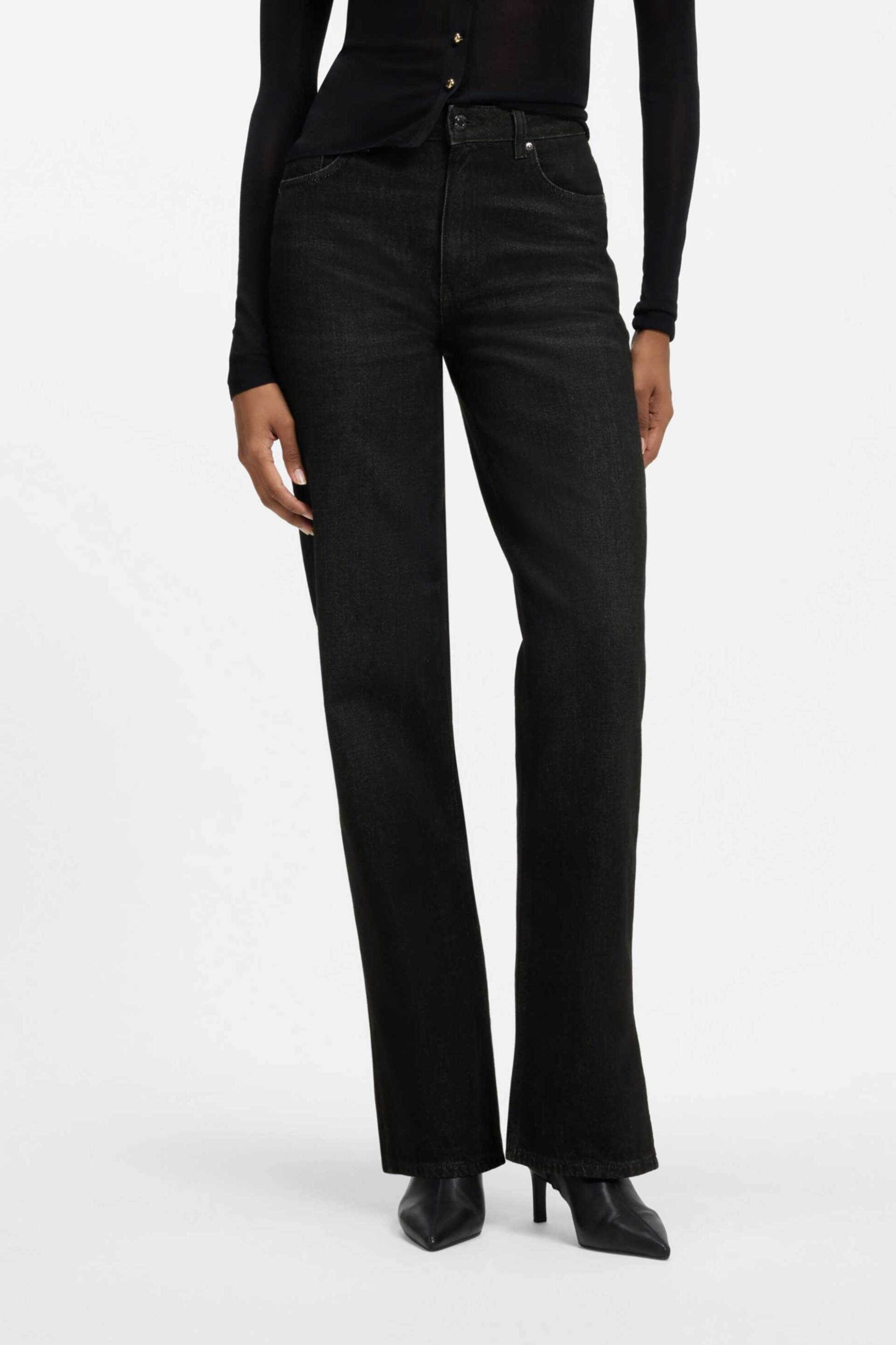 Hugo γυναικείο τζιν παντελόνι Straight Fit 