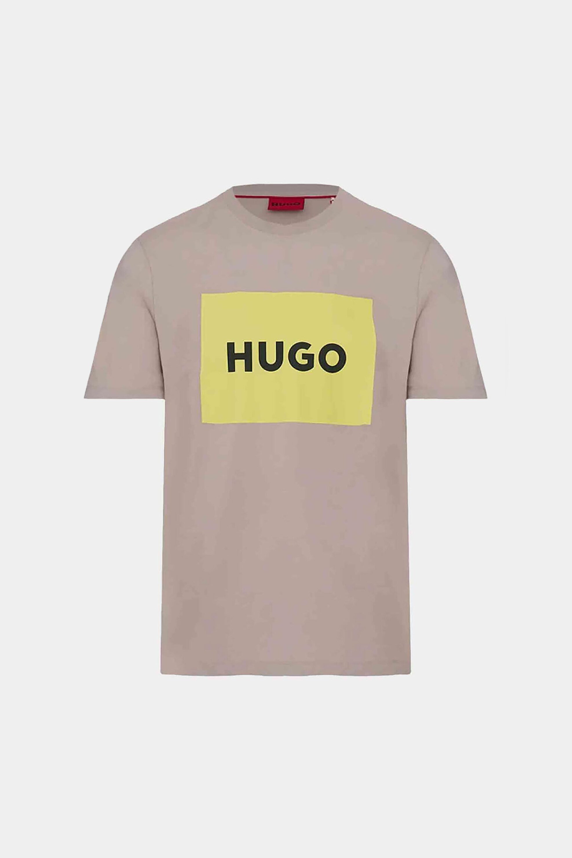 Hugo Boss ανδρικό T-shirt με logo print στο στήθος Regular Fit 