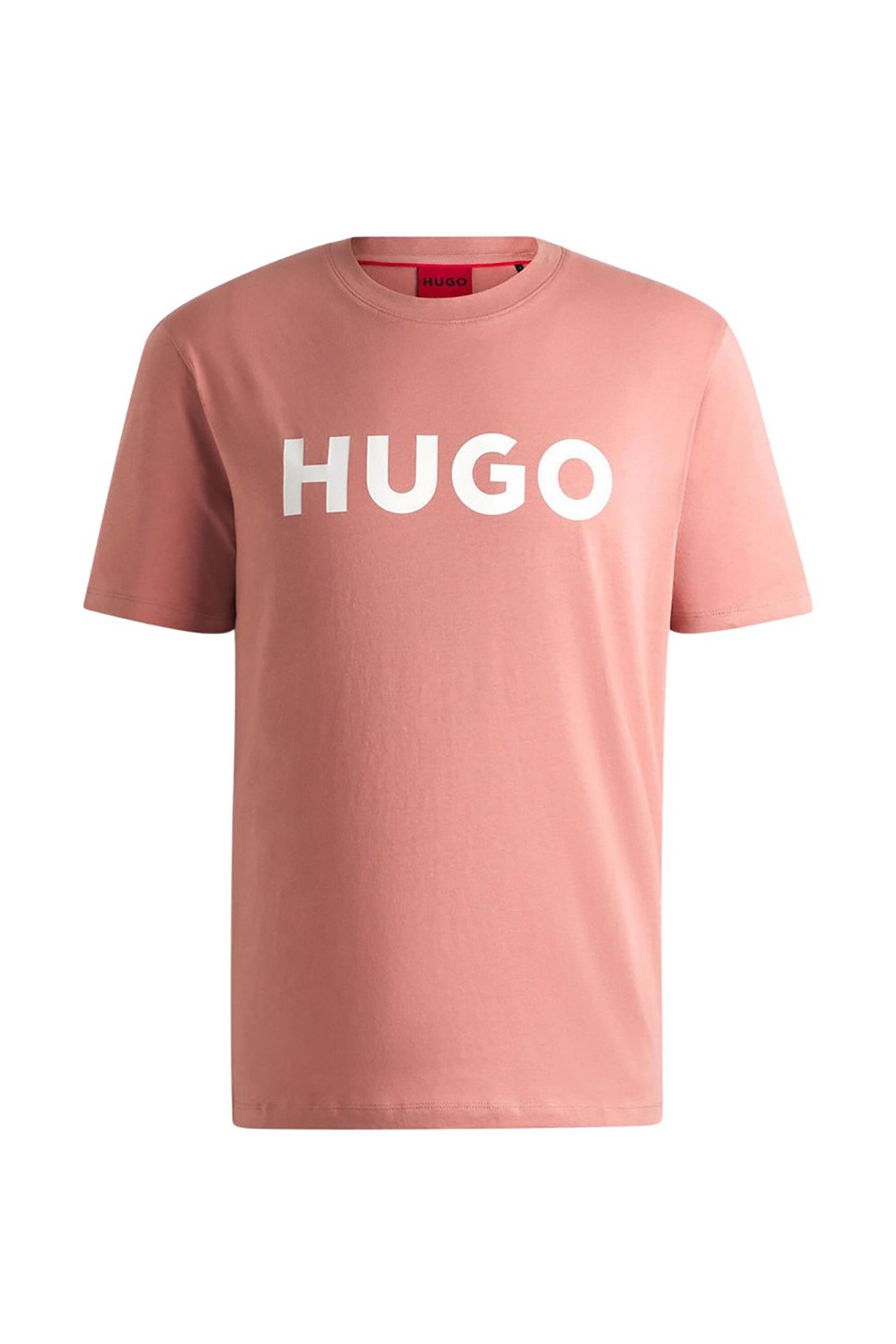 Hugo Boss ανδρικό T-shirt με logo print Regular Fit "Dulivio" - 50467556 Ροζ