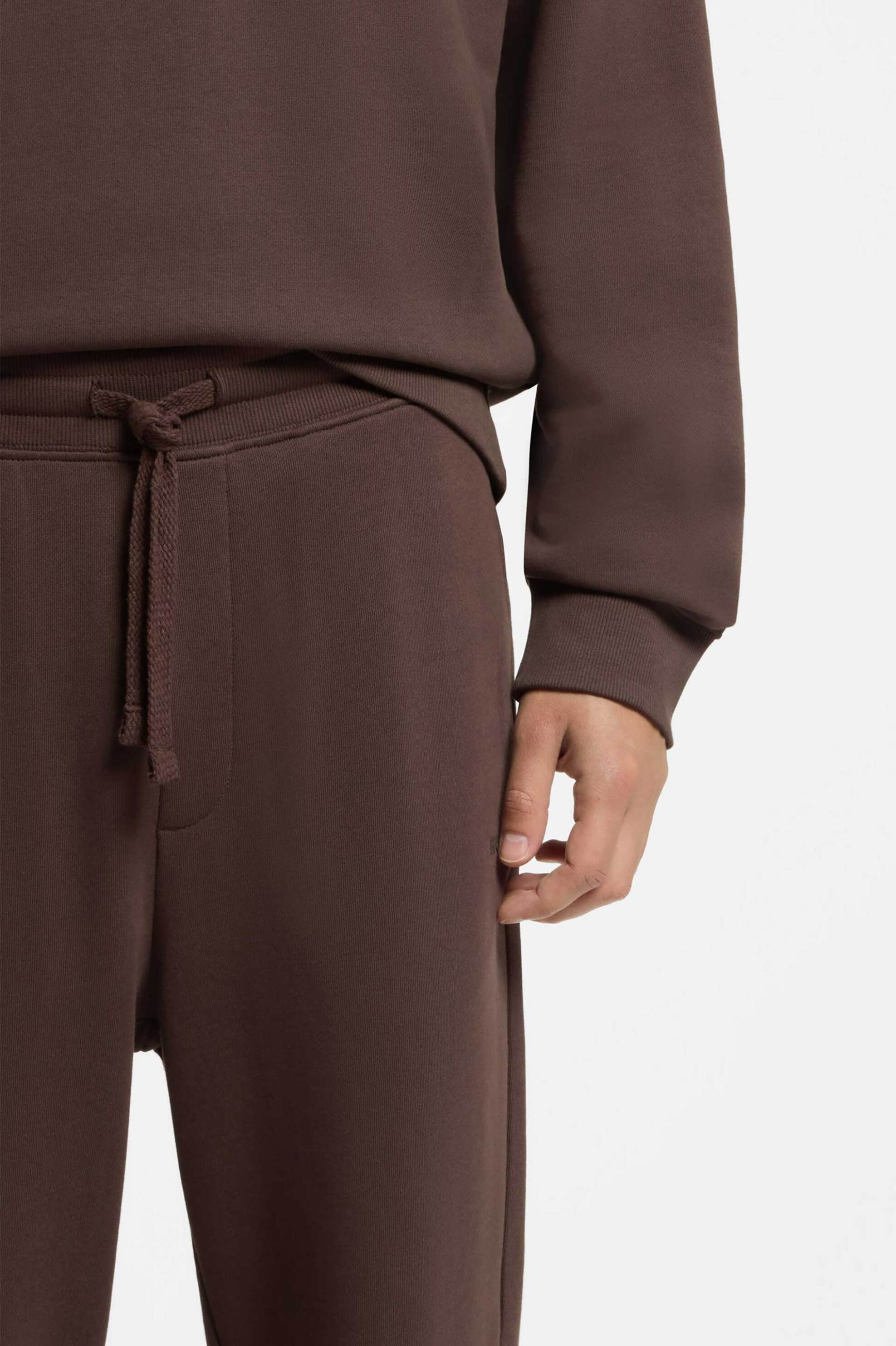 Hugo Ανδρικό Παντελόνι Φόρμας Regular Fit Dayote - 50489617 Καφέ Σκούρο