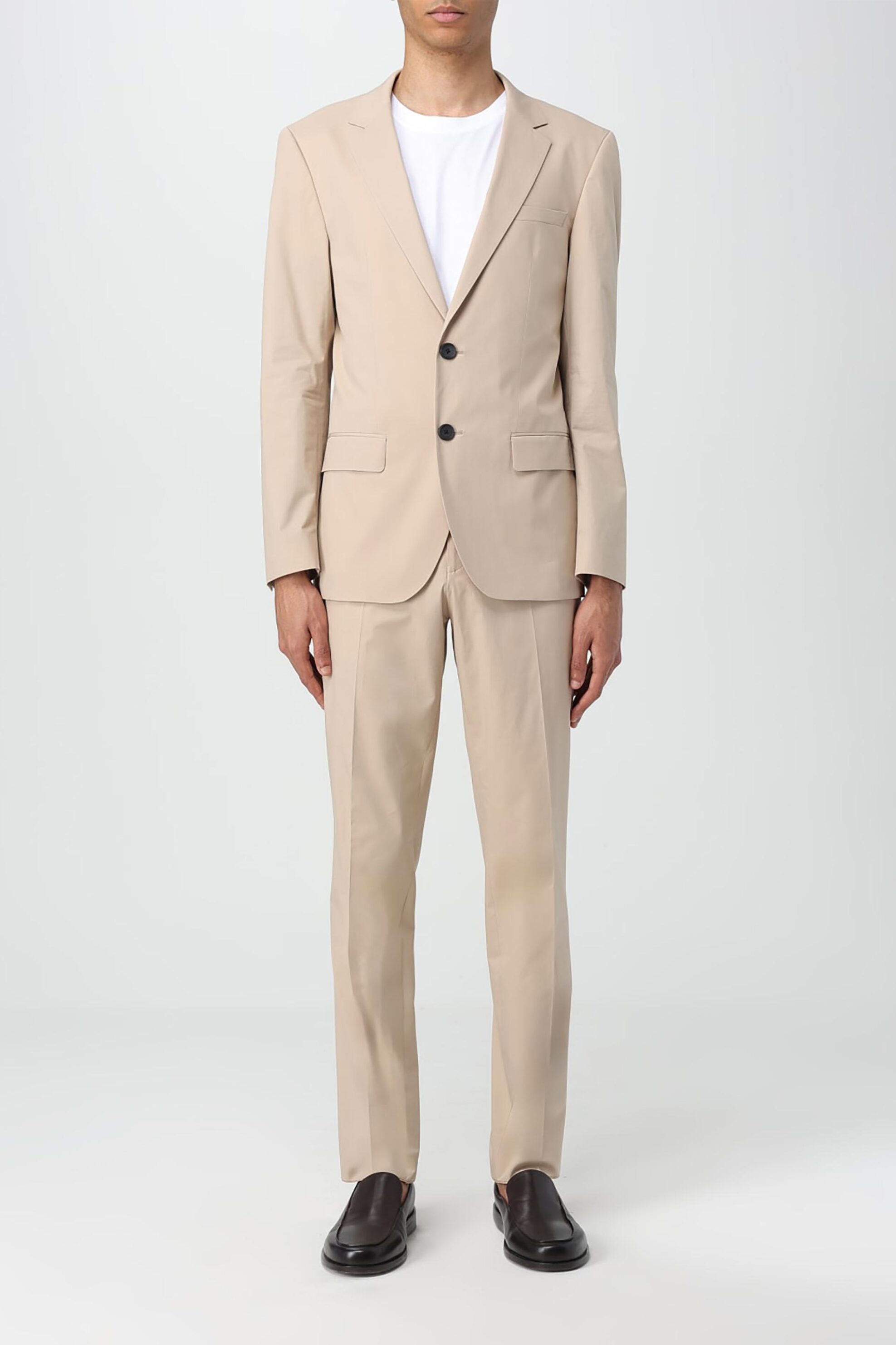 Hugo Boss ανδρικό κοστούμι Regular Fit - 50491056 Μπεζ