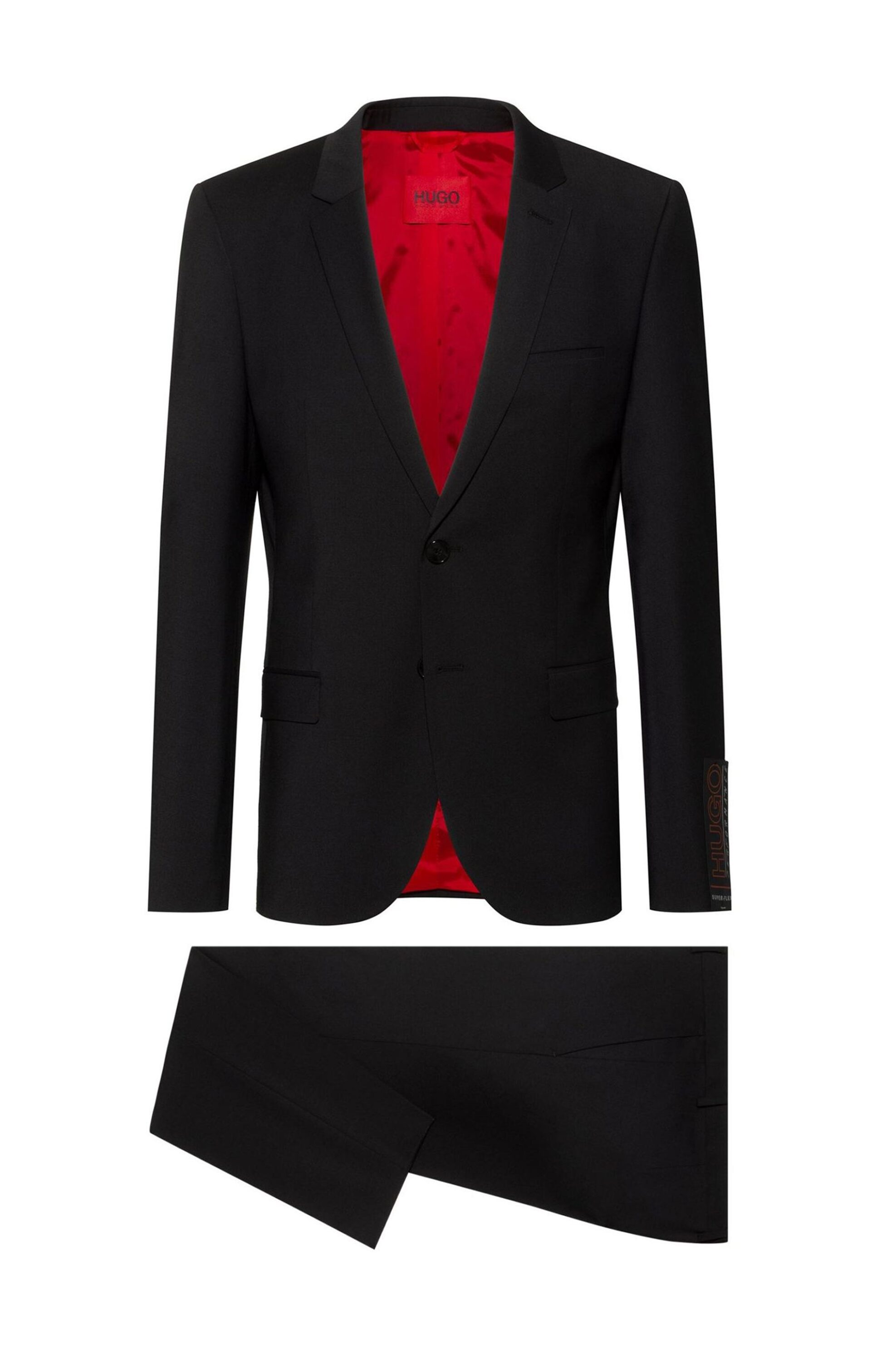 HUGO Hugo Boss ανδρικό κοστούμι Slim Fit - 50500239 Μαύρο