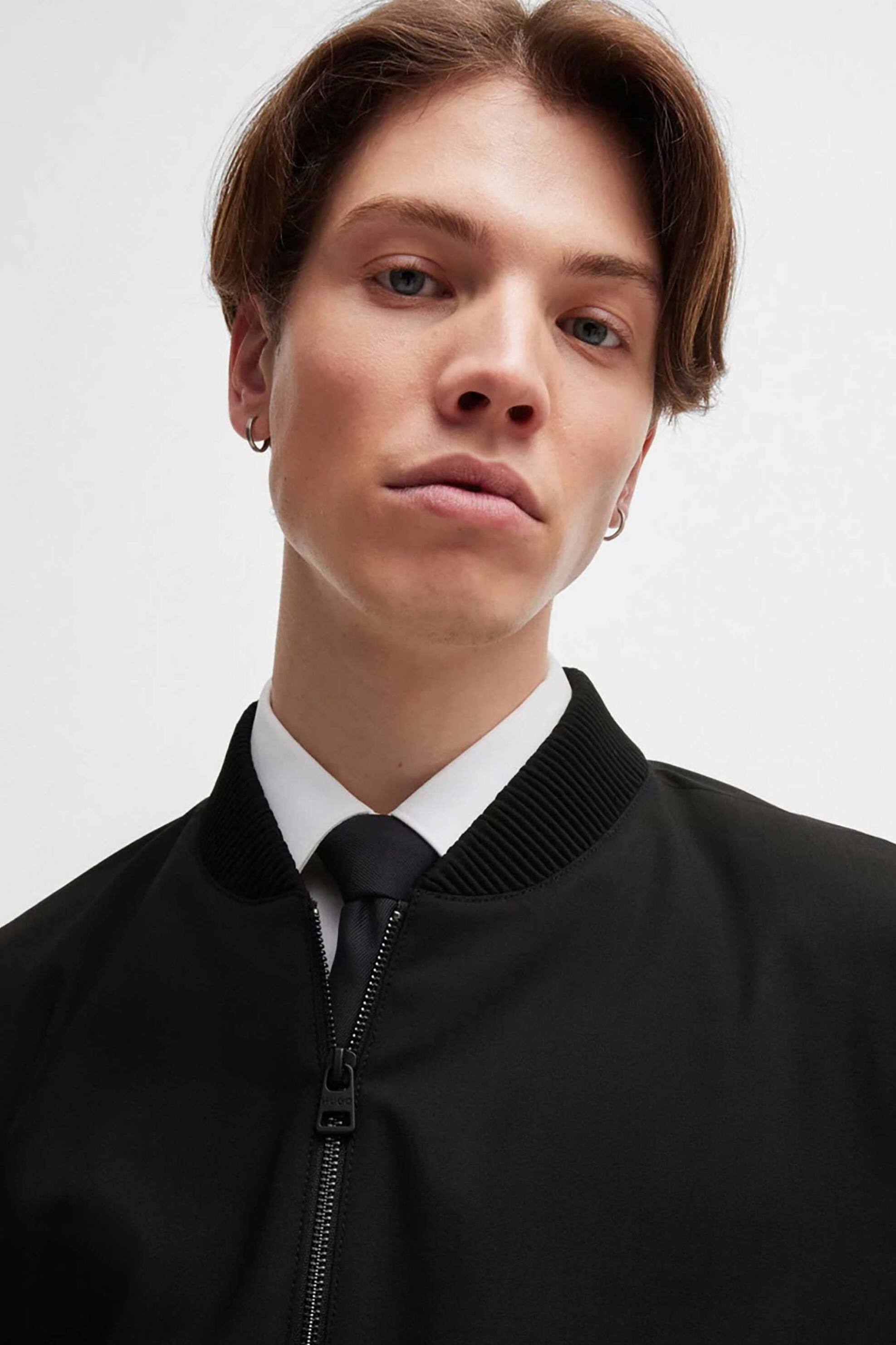 Hugo Boss ανδρικό μπουφάν bomber μονόχρωμο ''Ukashi232x'' - 50500268 Μαύρο φωτογραφία