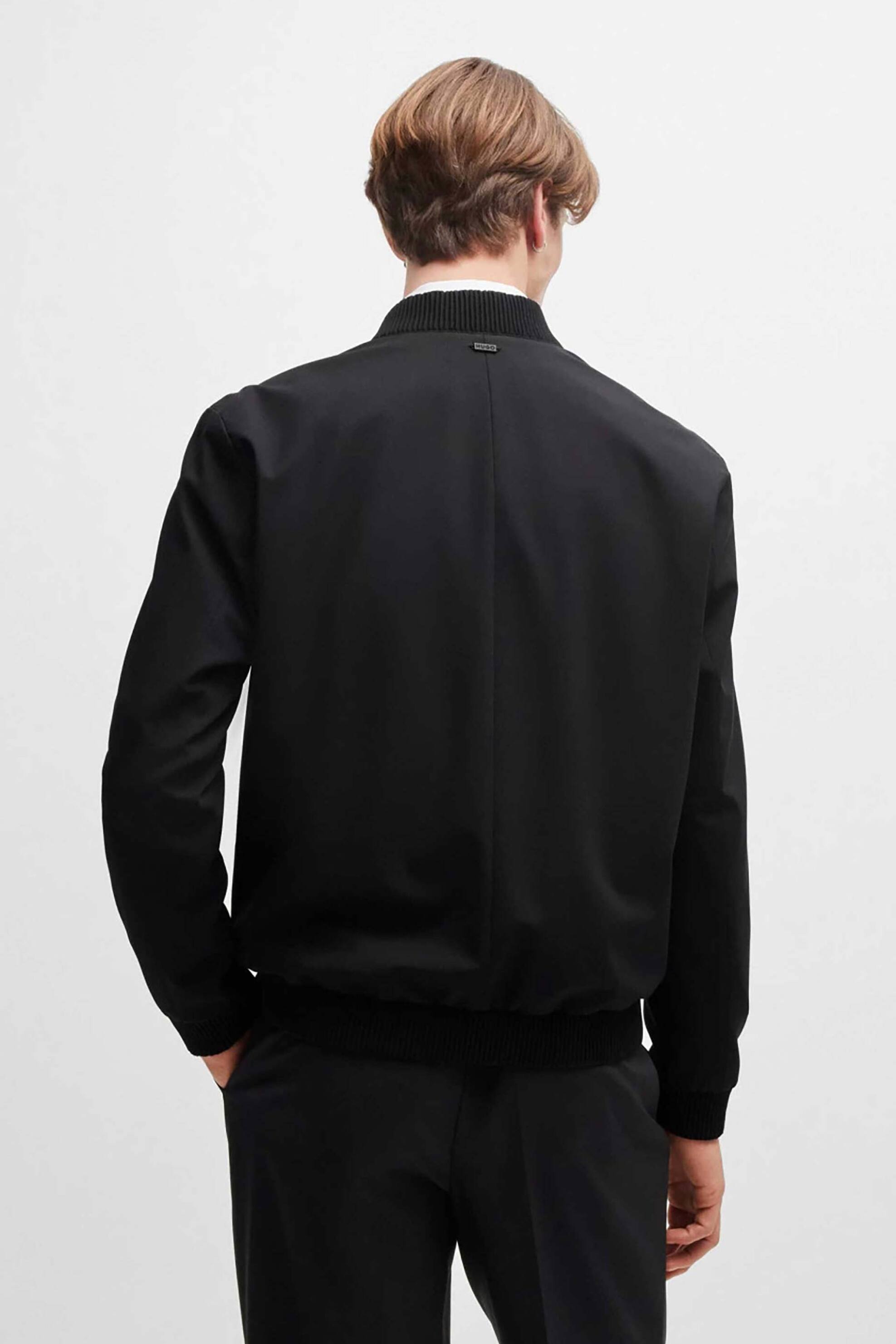 Hugo Boss ανδρικό μπουφάν bomber μονόχρωμο ''Ukashi232x'' - 50500268 Μαύρο φωτογραφία