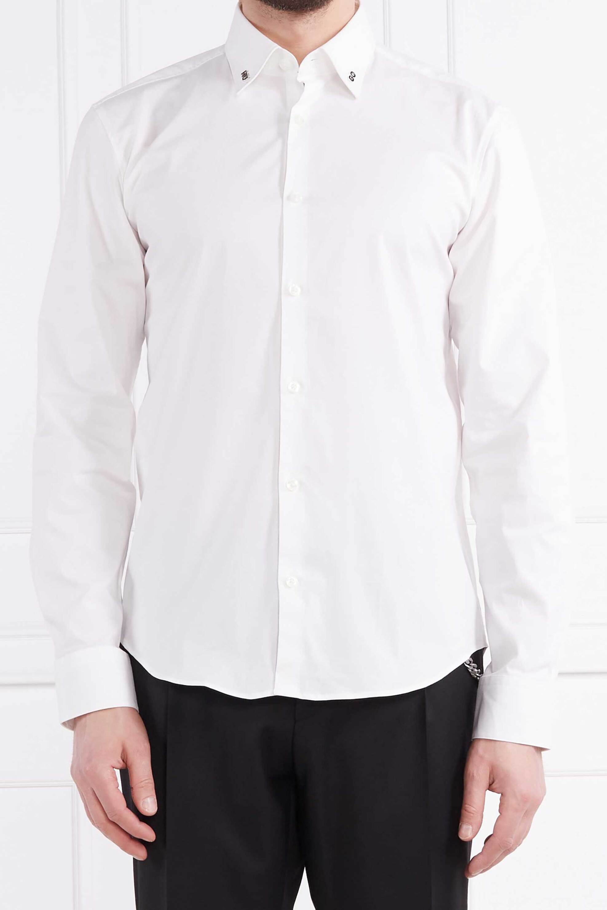 Hugo Boss ανδρικό πουκάμισο μονόχρωμο Slim Fit - 50490712 Λευκό