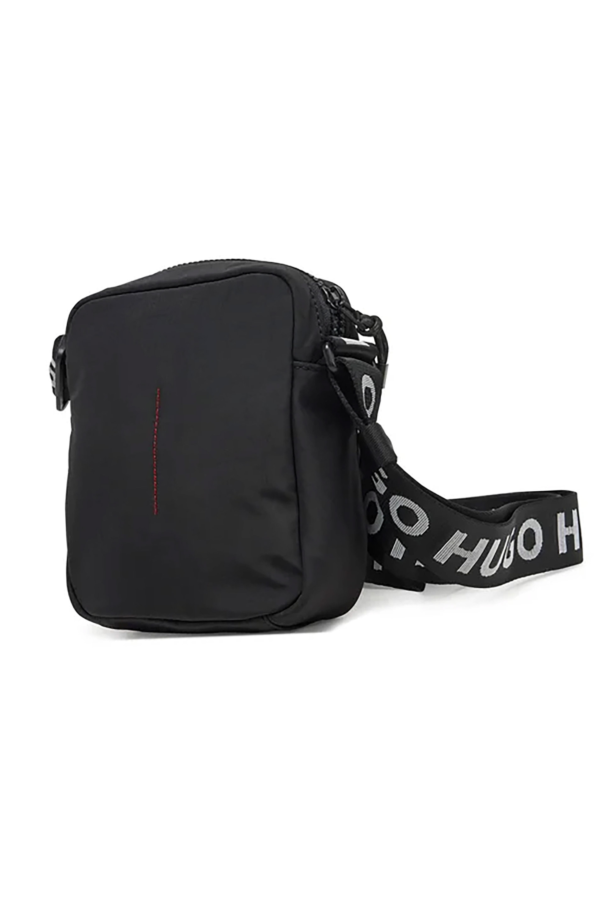 Hugo Boss ανδρικό τσαντάκι μονόχρωμο με λογότυπο - 50541949 Μαύρο φωτογραφία