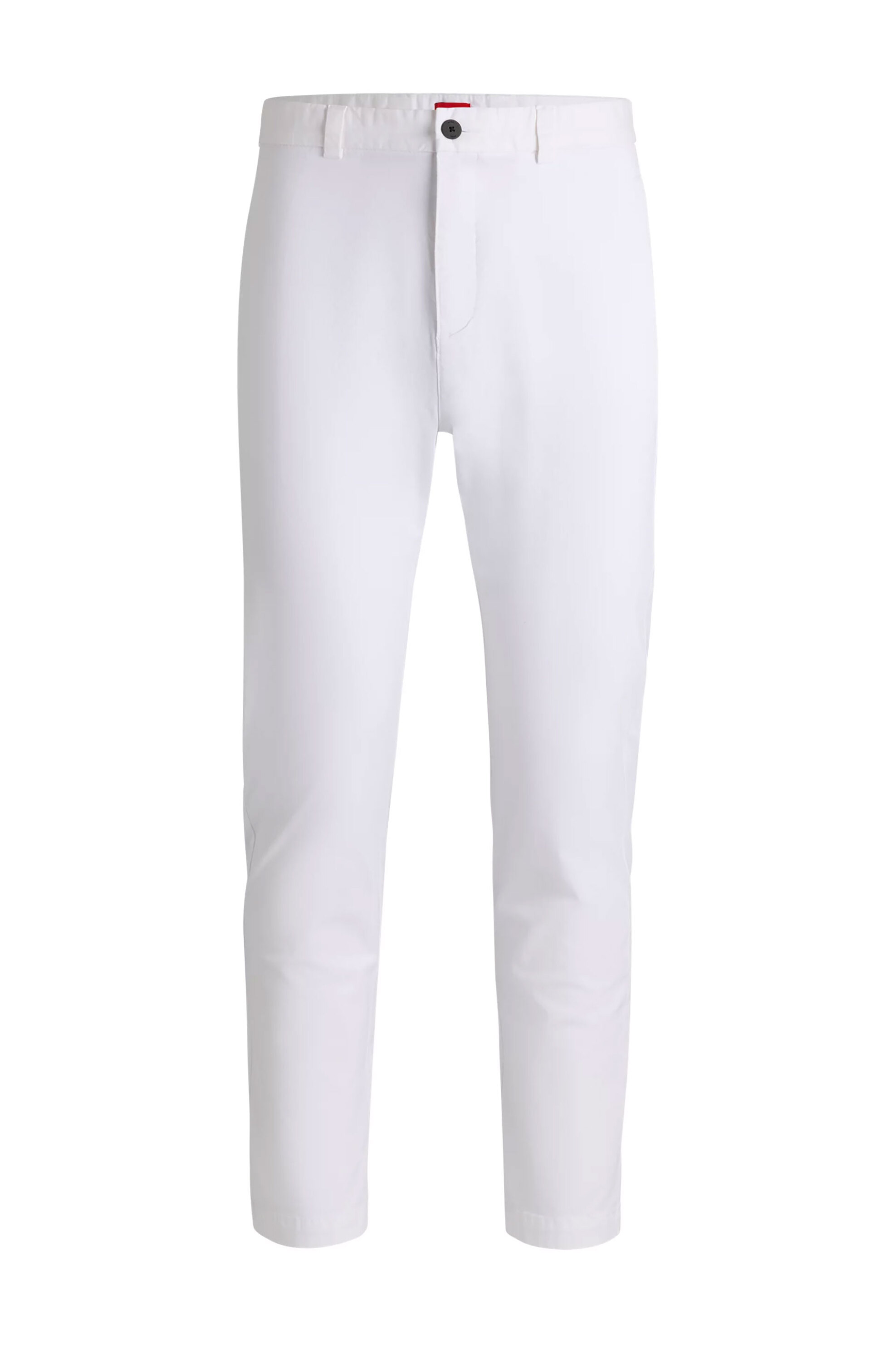 Hugo Boss Ανδρικό Παντελόνι Chino Slim Fit David251D - 50530886 Λευκό