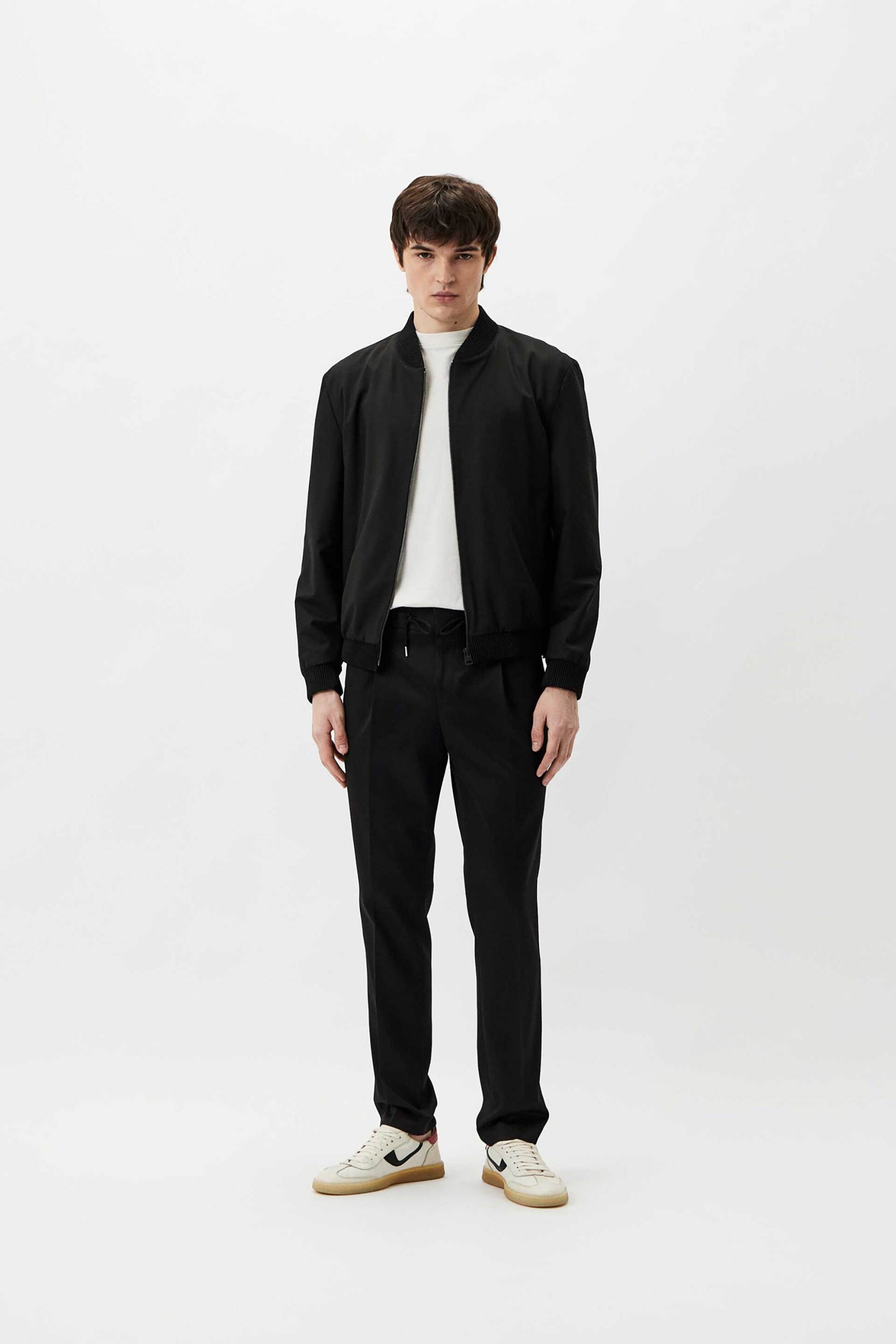 Hugo Boss ανδρικό παντελόνι με ελαστική μέση - 50532925 Μαύρο