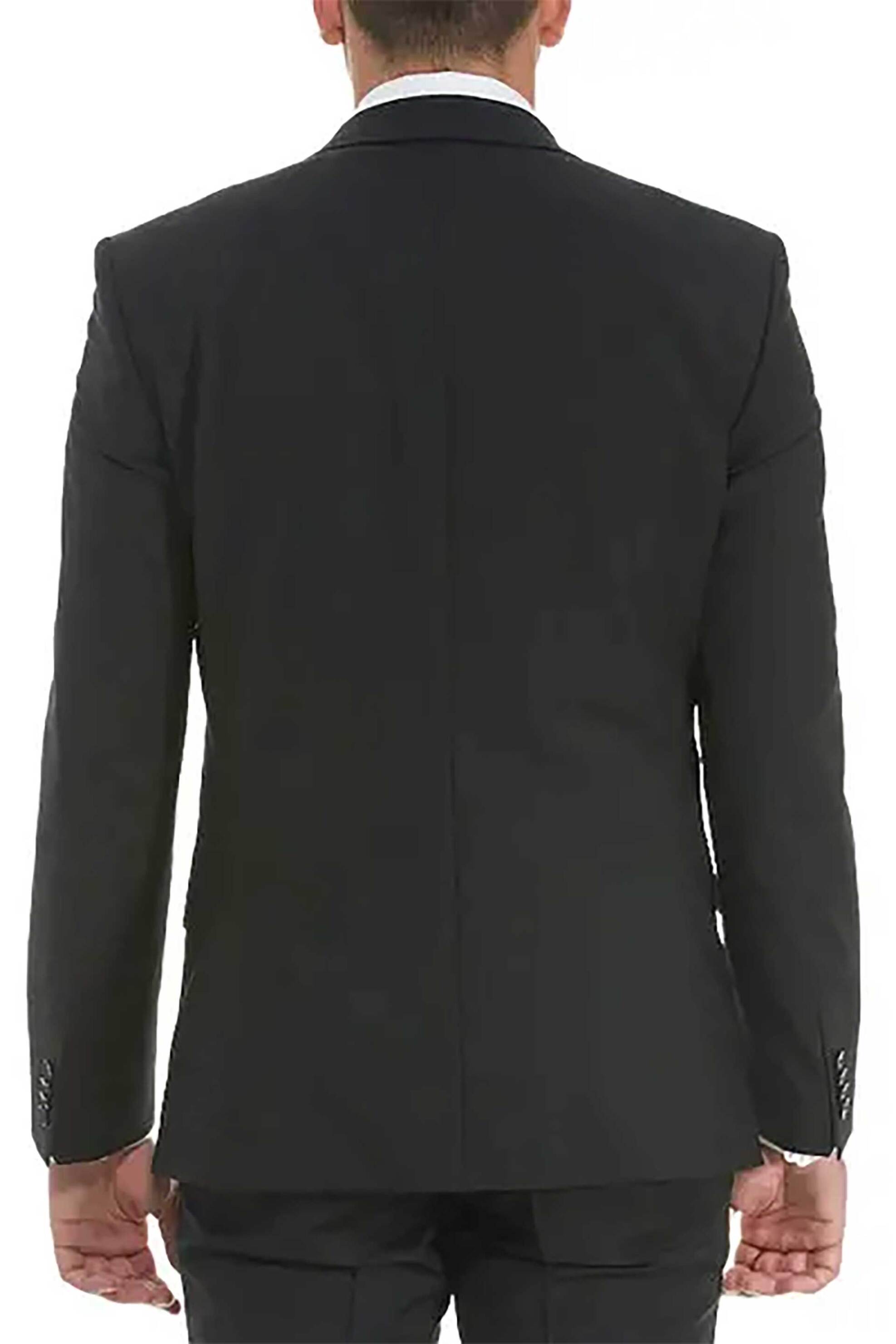 Hugo Boss ανδρικό σακάκι μονόχρωμο "Henrym204x" - 50446541 Μαύρο φωτογραφία