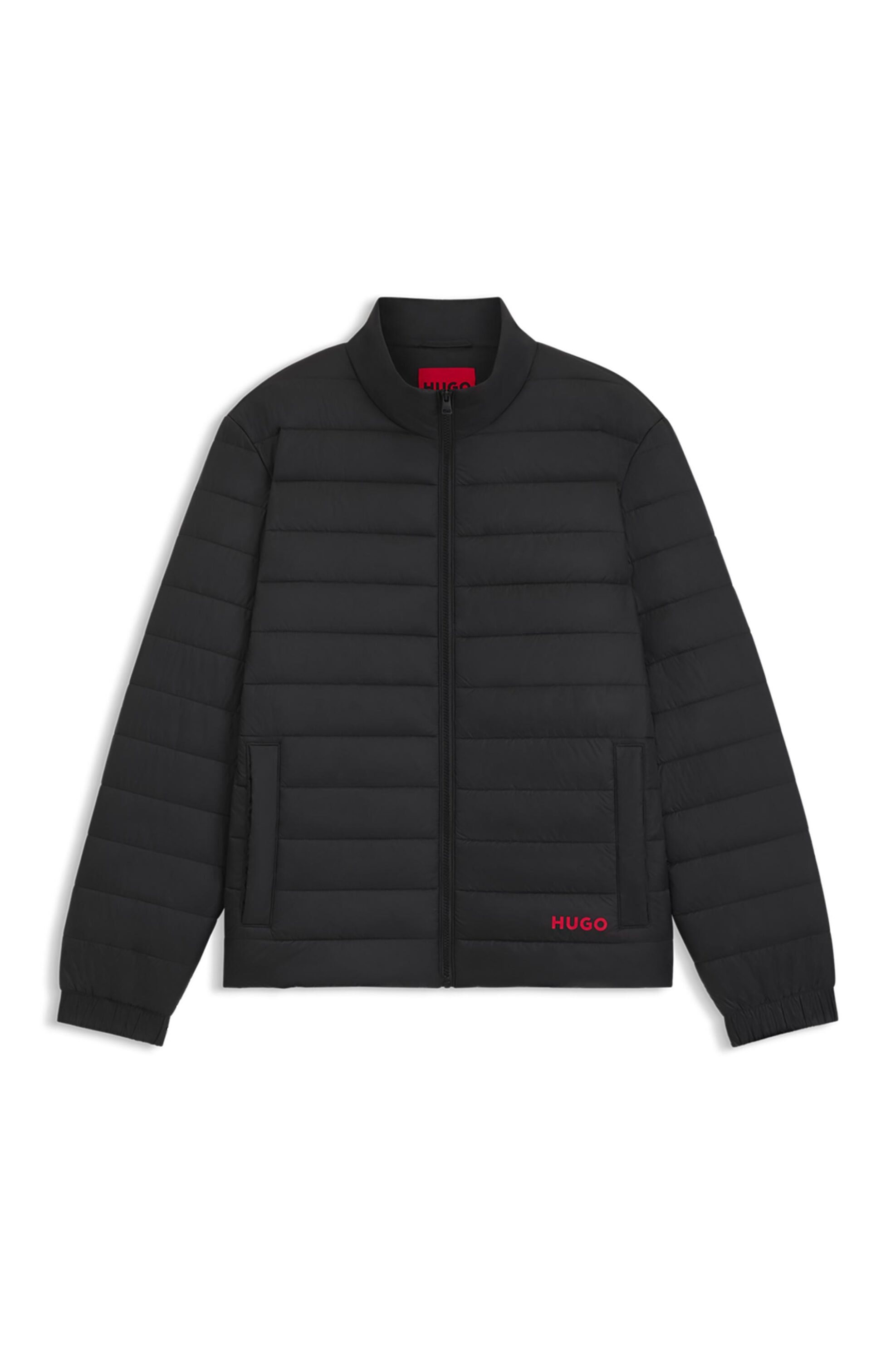 Hugo Boss ανδρικό μπουφάν με καπιτονέ σχέδιο και λογότυπο Regular Fit "Brenti" - 50544999 Μαύρο φωτογραφία