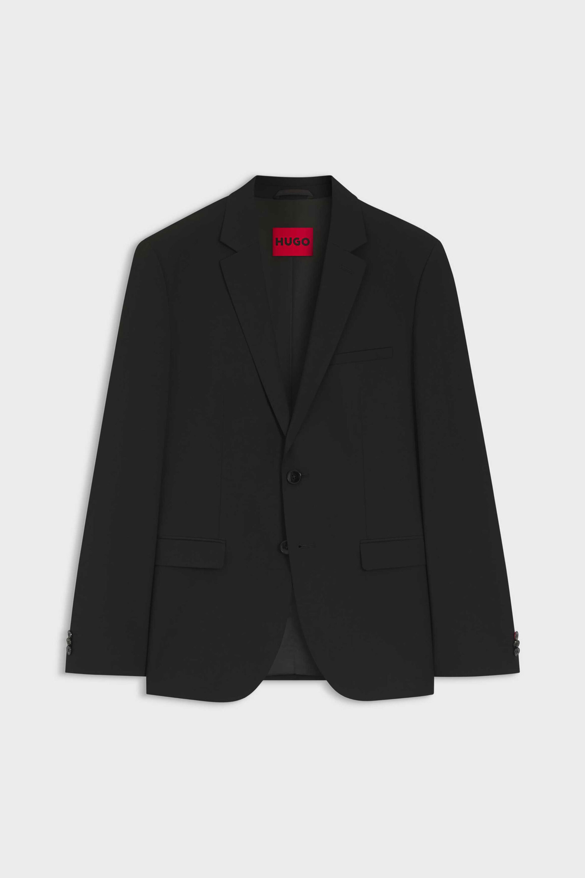 Hugo Boss Ανδρικό Σακάκι Μονόχρωμο Slim Fit - 50540157 Μαύρο