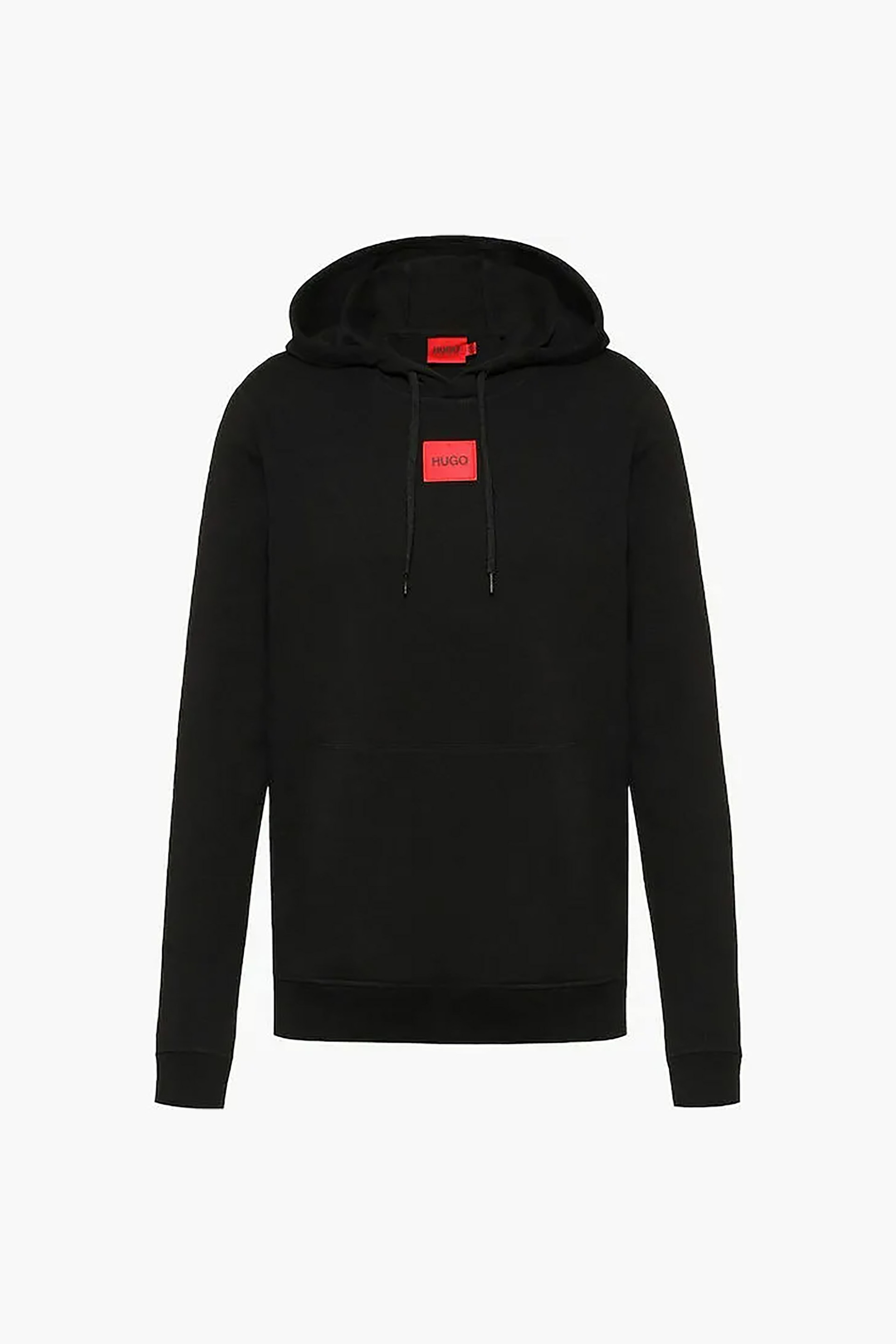 Hugo Boss ανδρική μπλούζα φούτερ με κουκούλα Regular Fit - 50458700 Μαύρο