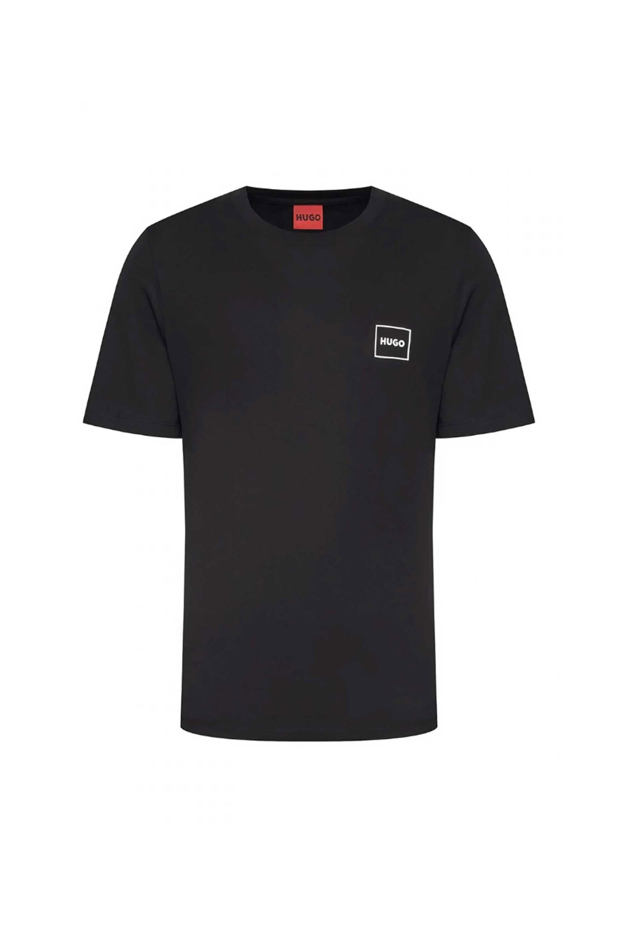Hugo Boss Σετ Ανδρικά T-Shirts με Logo Print Regular Fit Dugopak (2 Τεμάχια) - 50548566 Μαύρο