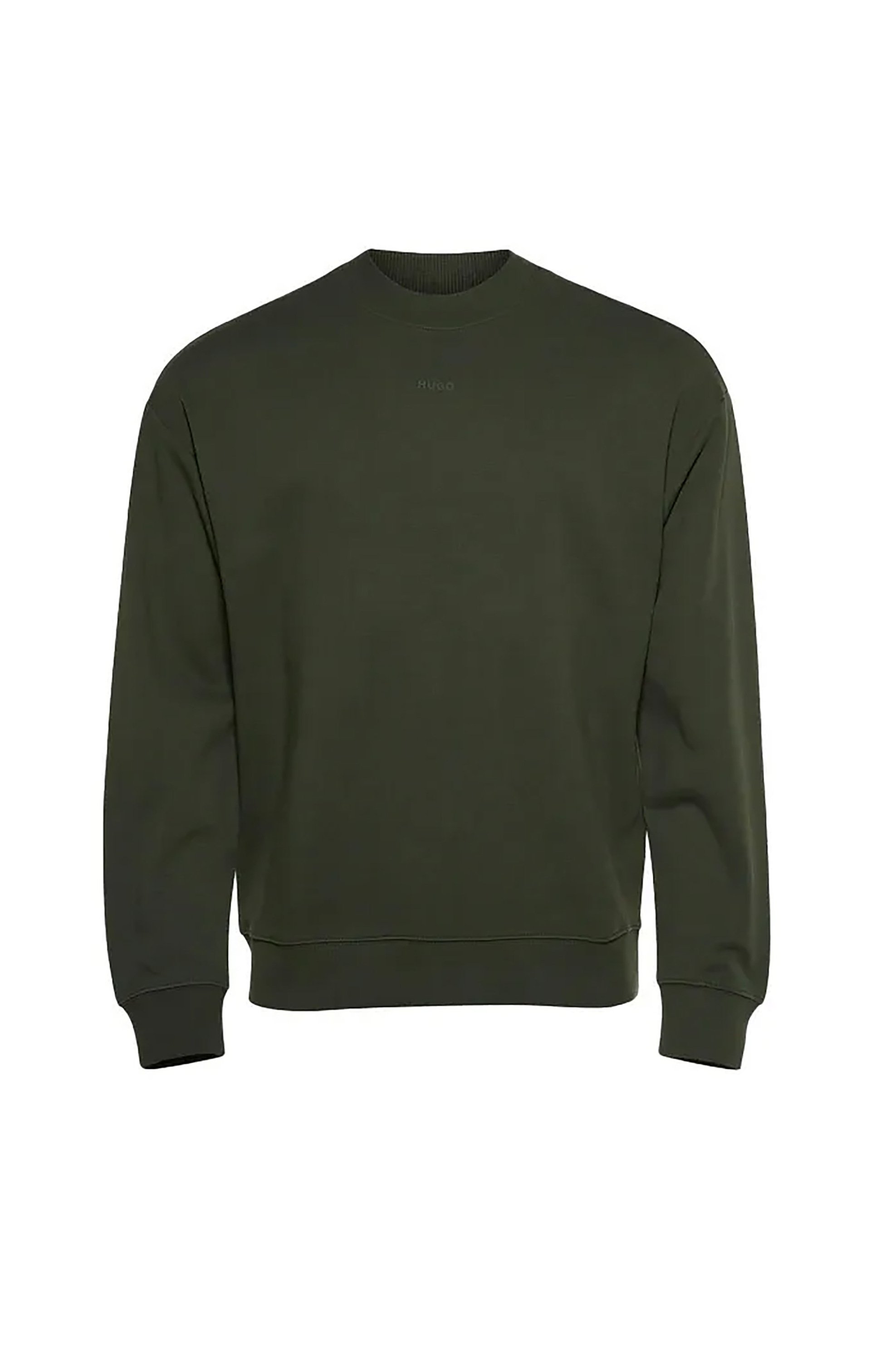 Hugo Boss ανδρική μπλούζα φούτερ μονόχρωμη Regular Fit - 50525892 Κυπαρισσί