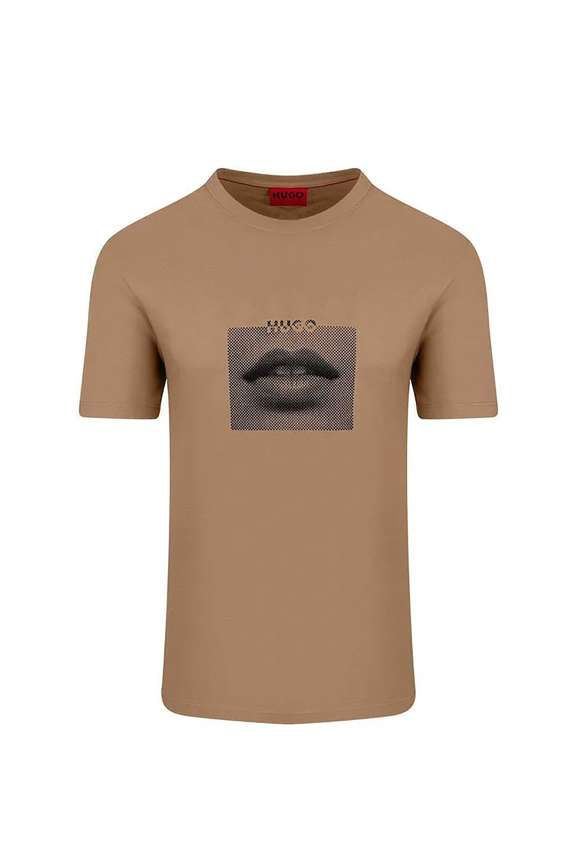 Ανδρικά t-shirts hugo σε μπεζ