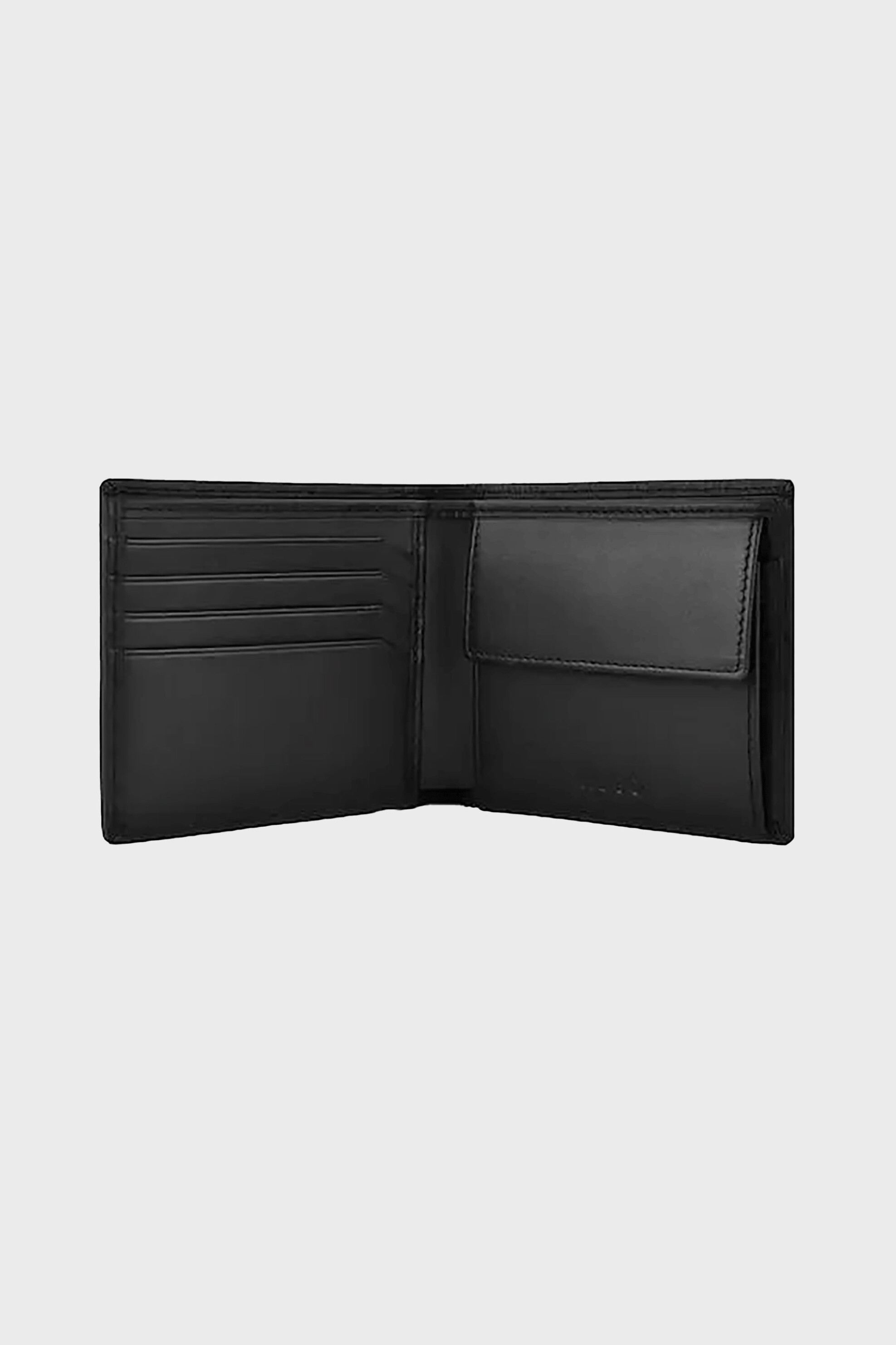 Hugo Boss ανδρικό δερμάτινο πορτοφόλι με all-over ανάγλυφο λογότυπο - 50548312 Μαύρο φωτογραφία