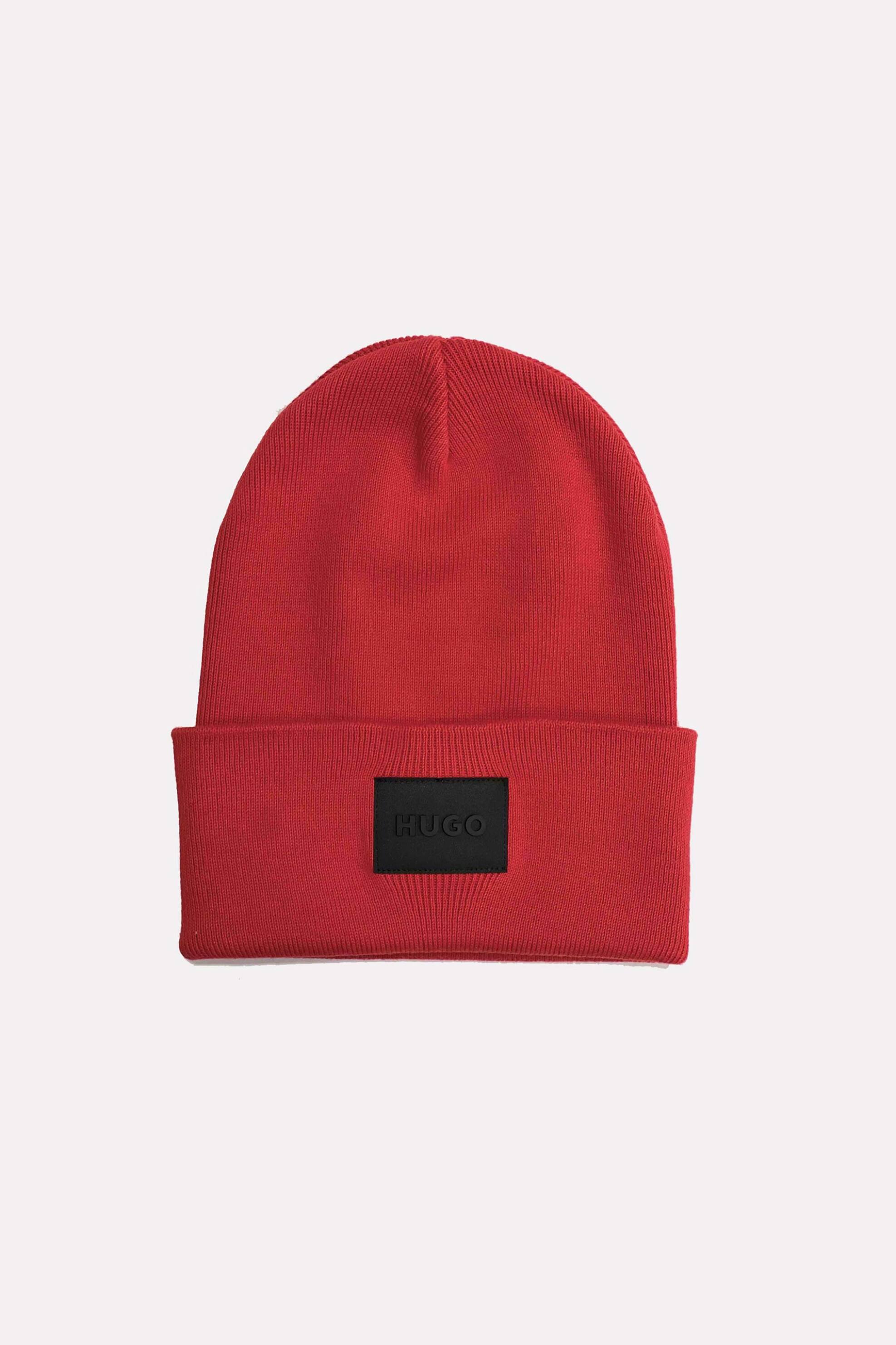 Hugo Boss ανδρικός σκούφος με λογότυπο - 50551508 Κόκκινο