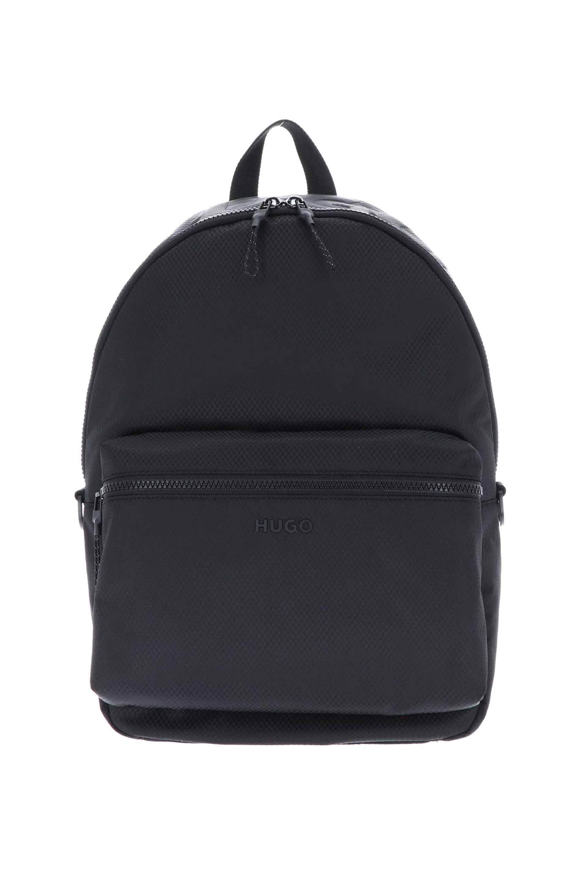 Hugo Boss ανδρικό backpack με λογότυπο - 50558522 Μαύρο