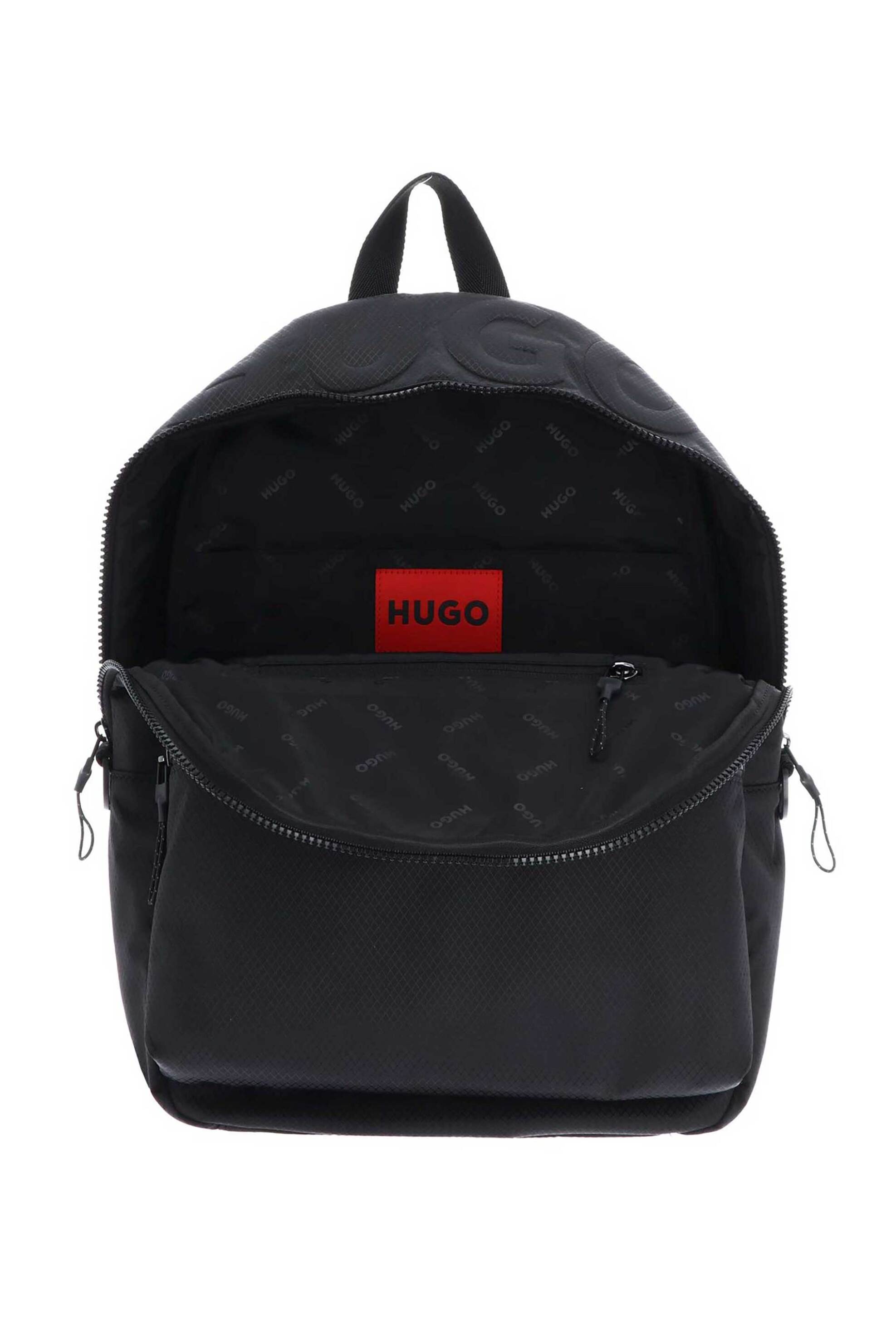 Hugo Boss Ανδρικό Backpack με Λογότυπο - 50558522 Μαύρο