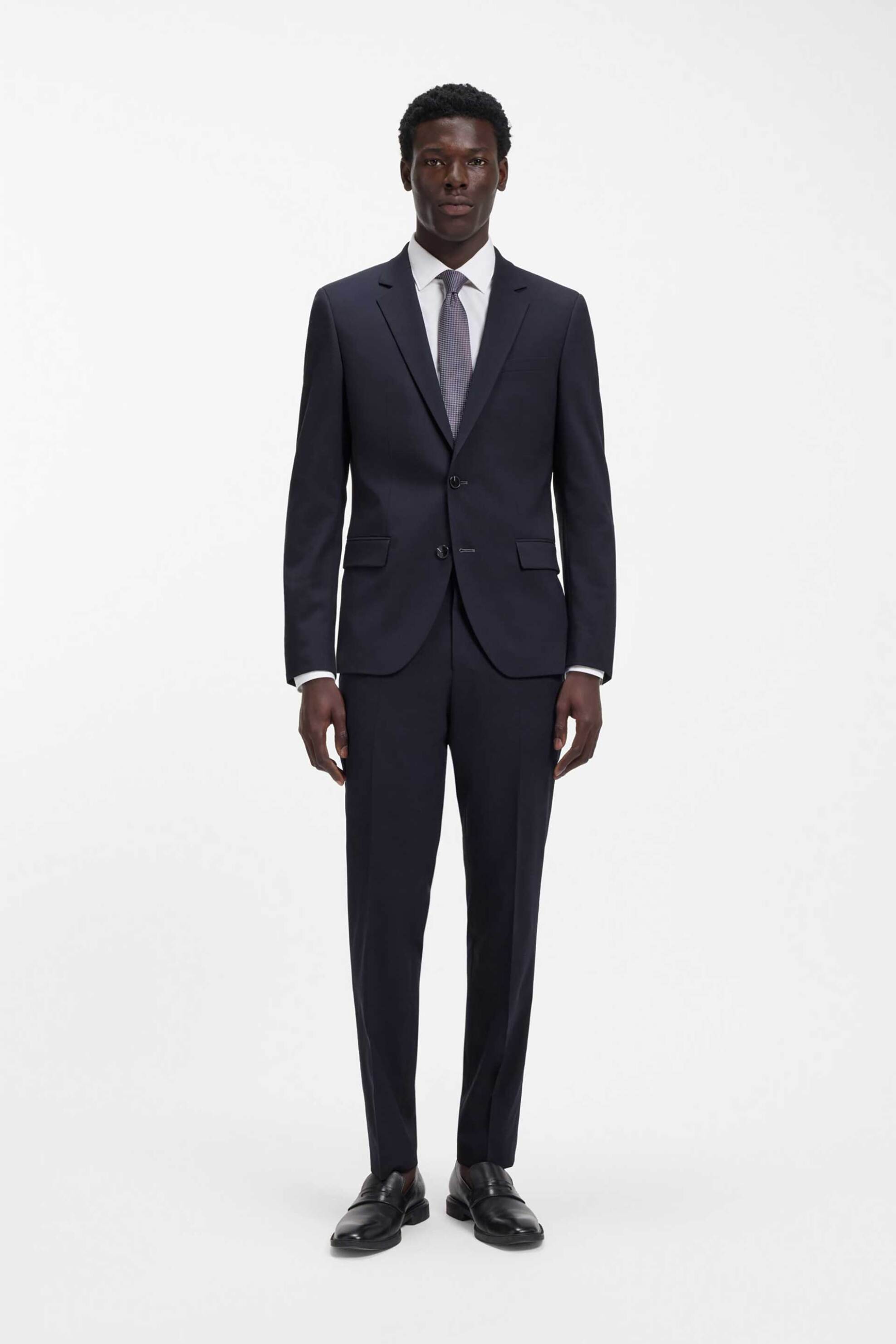 Hugo Boss ανδρικό κοστούμι Slim Fit "Henry/Getlin232X" - 50557616 Μπλε Σκούρο