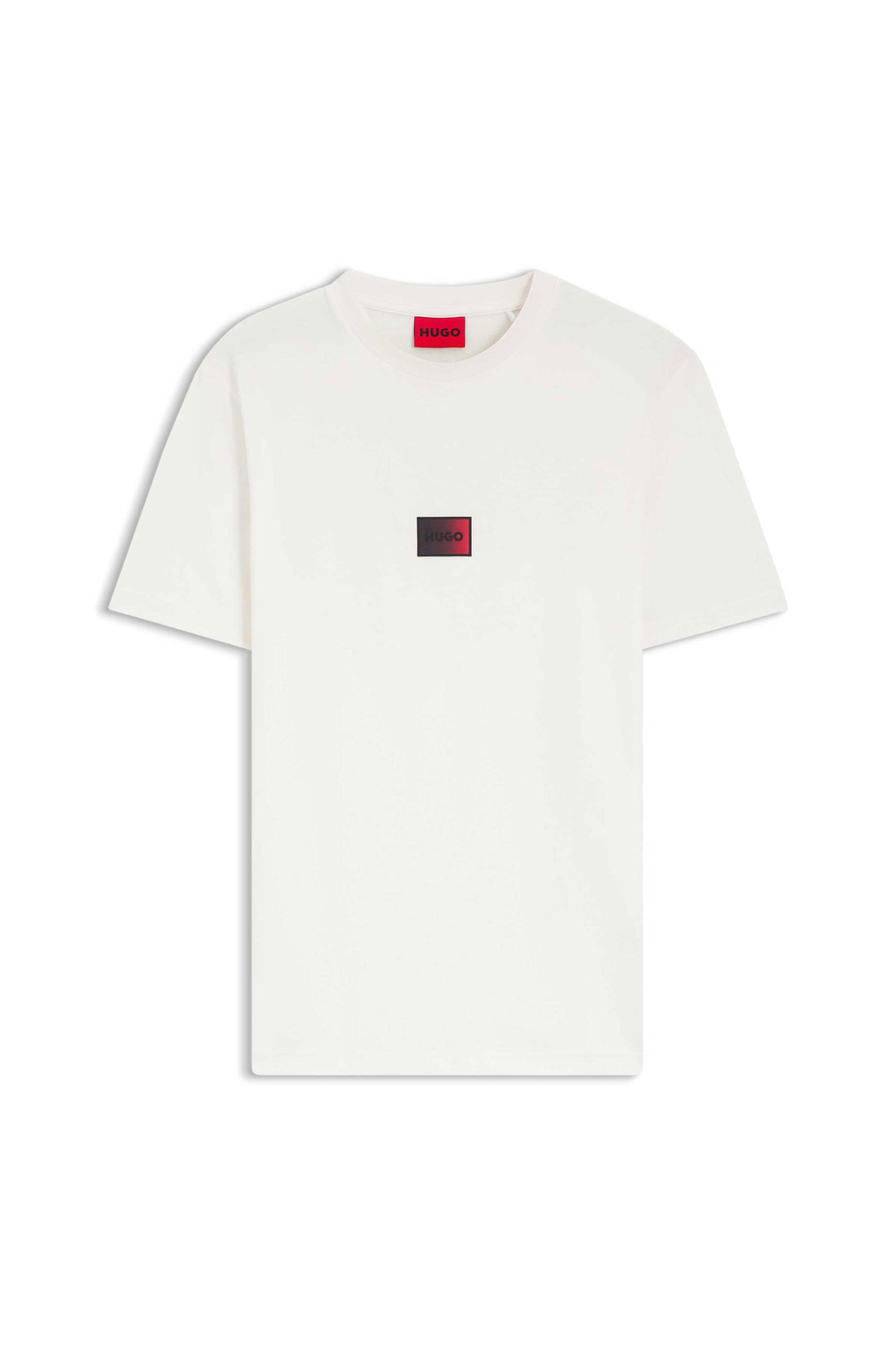 Hugo Boss ανδρικό T-shirt με logo print Regular Fit "Danotie" - 50553124 Λευκό