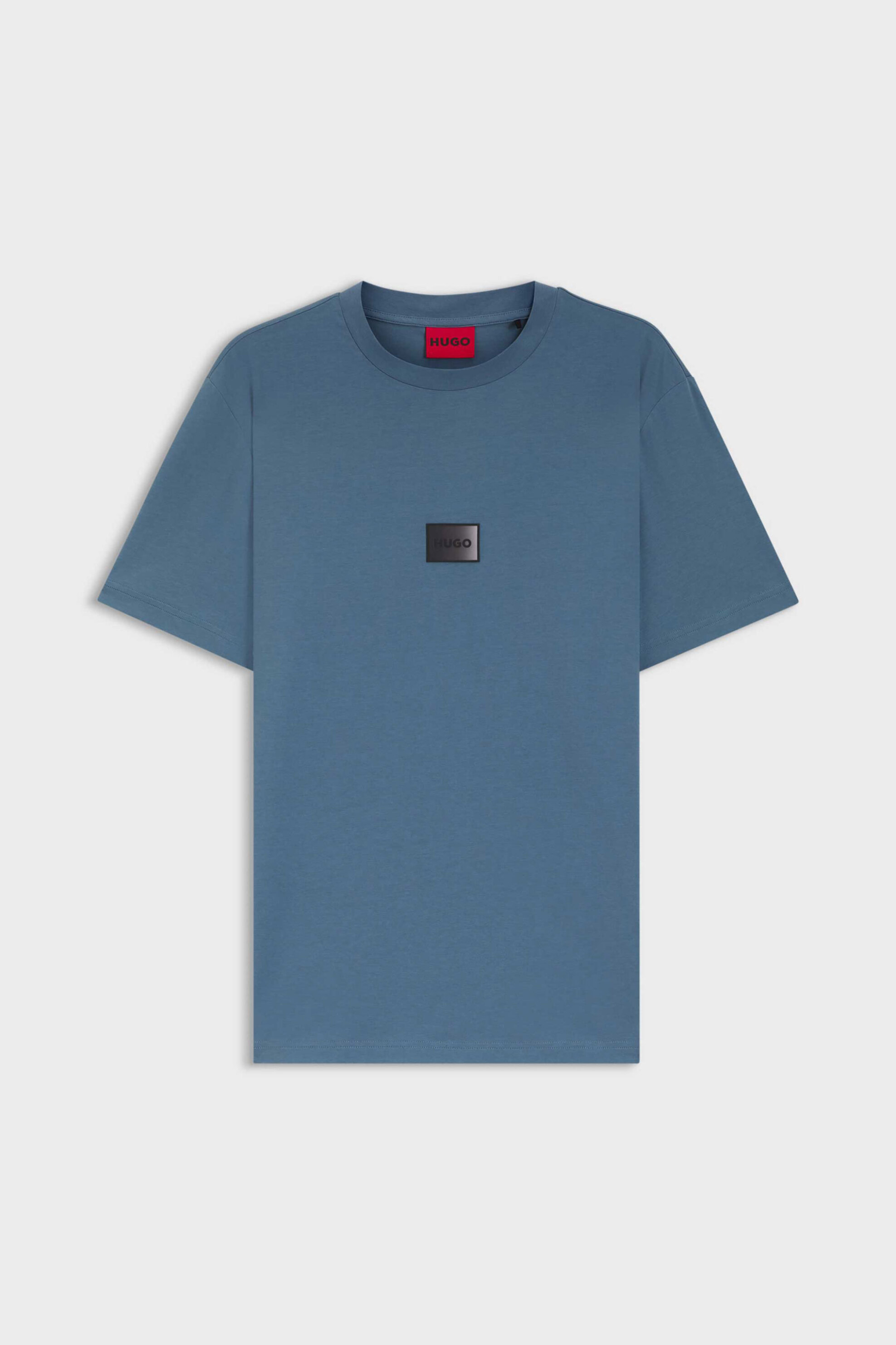 Hugo Boss Ανδρικό T-Shirt με Logo Print Regular Fit Danotie - 50553124 Μπλε