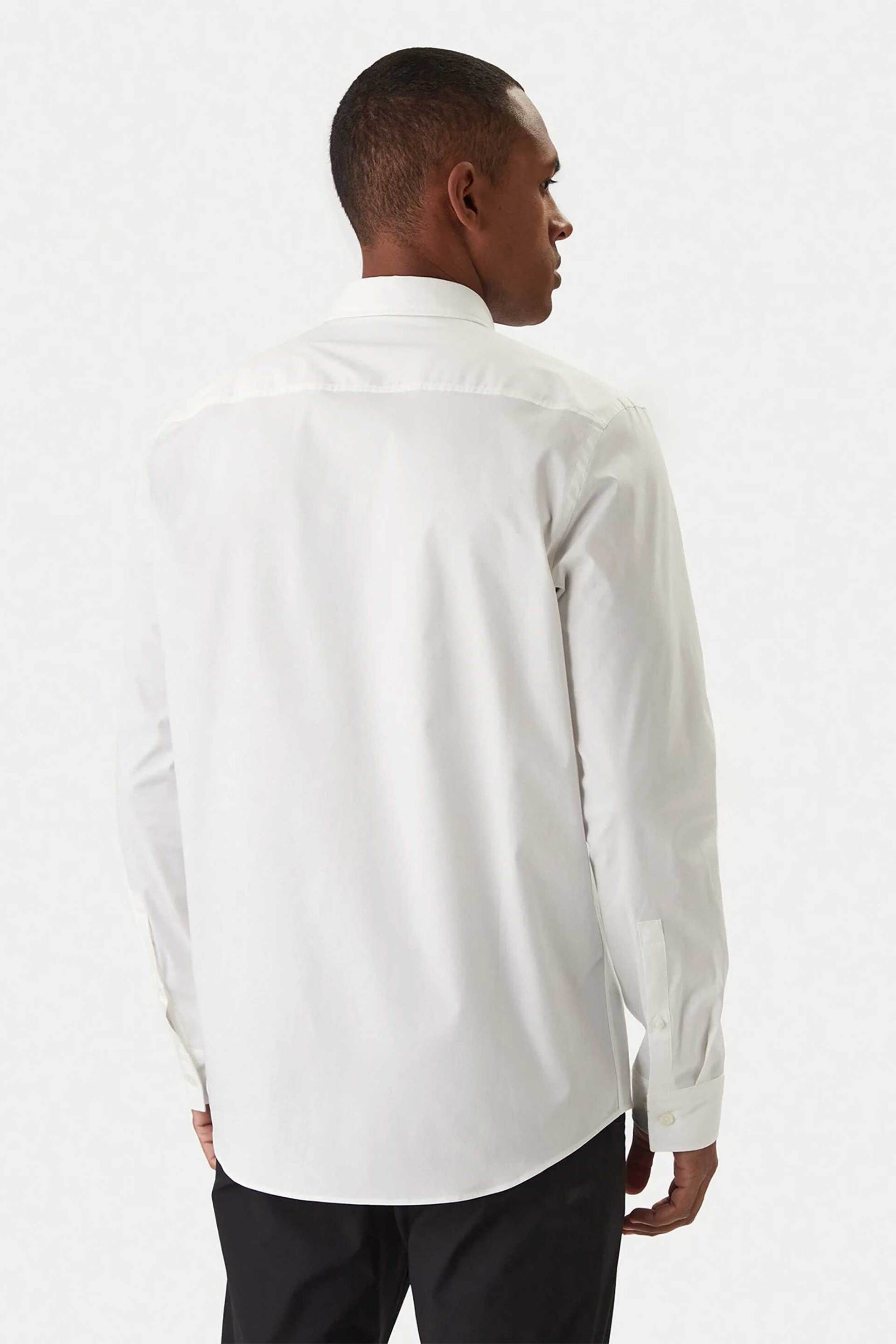 Hugo Boss Ανδρικό Πουκάμισο Μονόχρωμο Relaxed Fit Valerio - 50555786 Λευκό