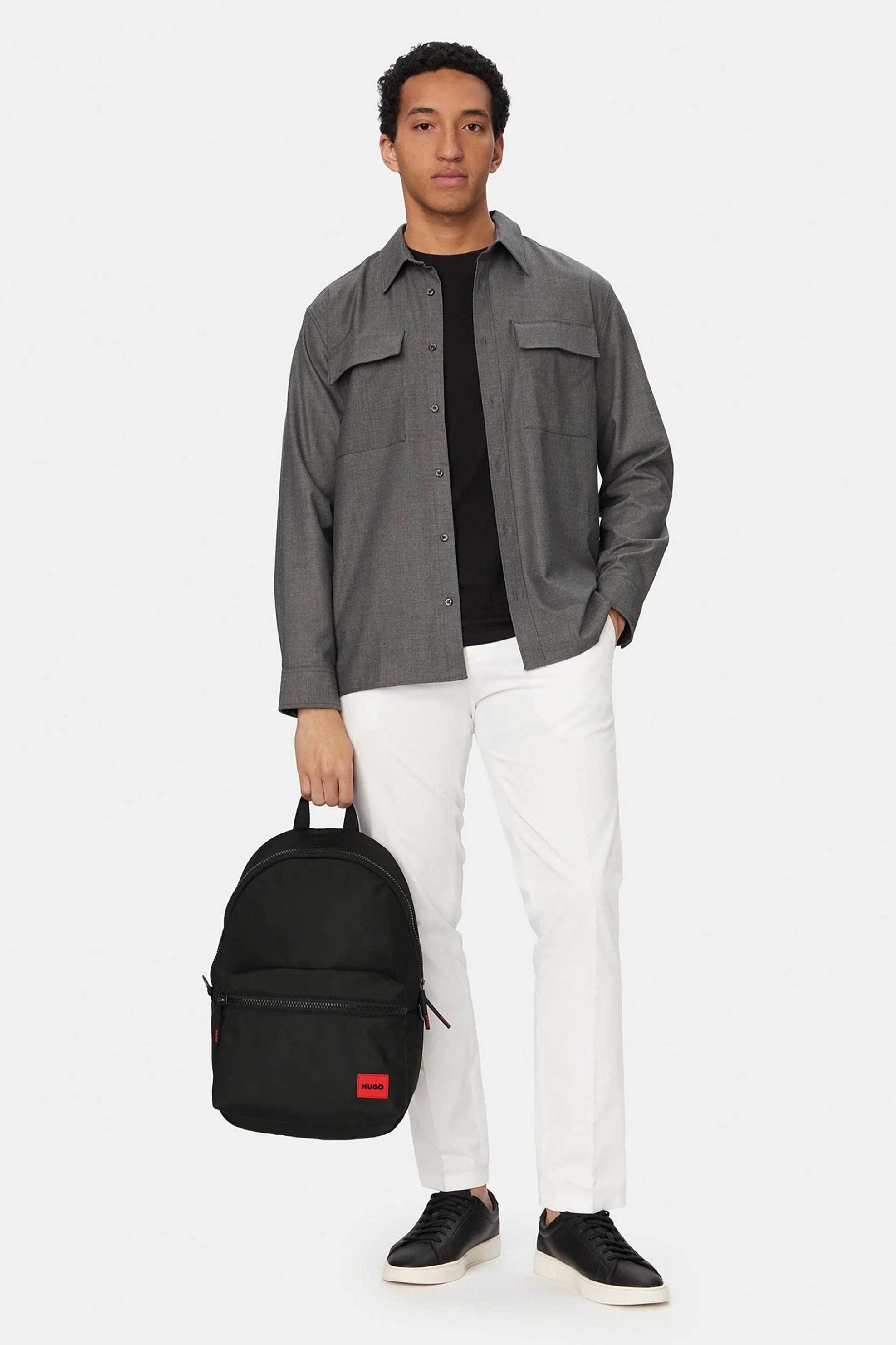 Hugo Boss Ανδρικό Backpack με Λογότυπο - 50549717 Μαύρο
