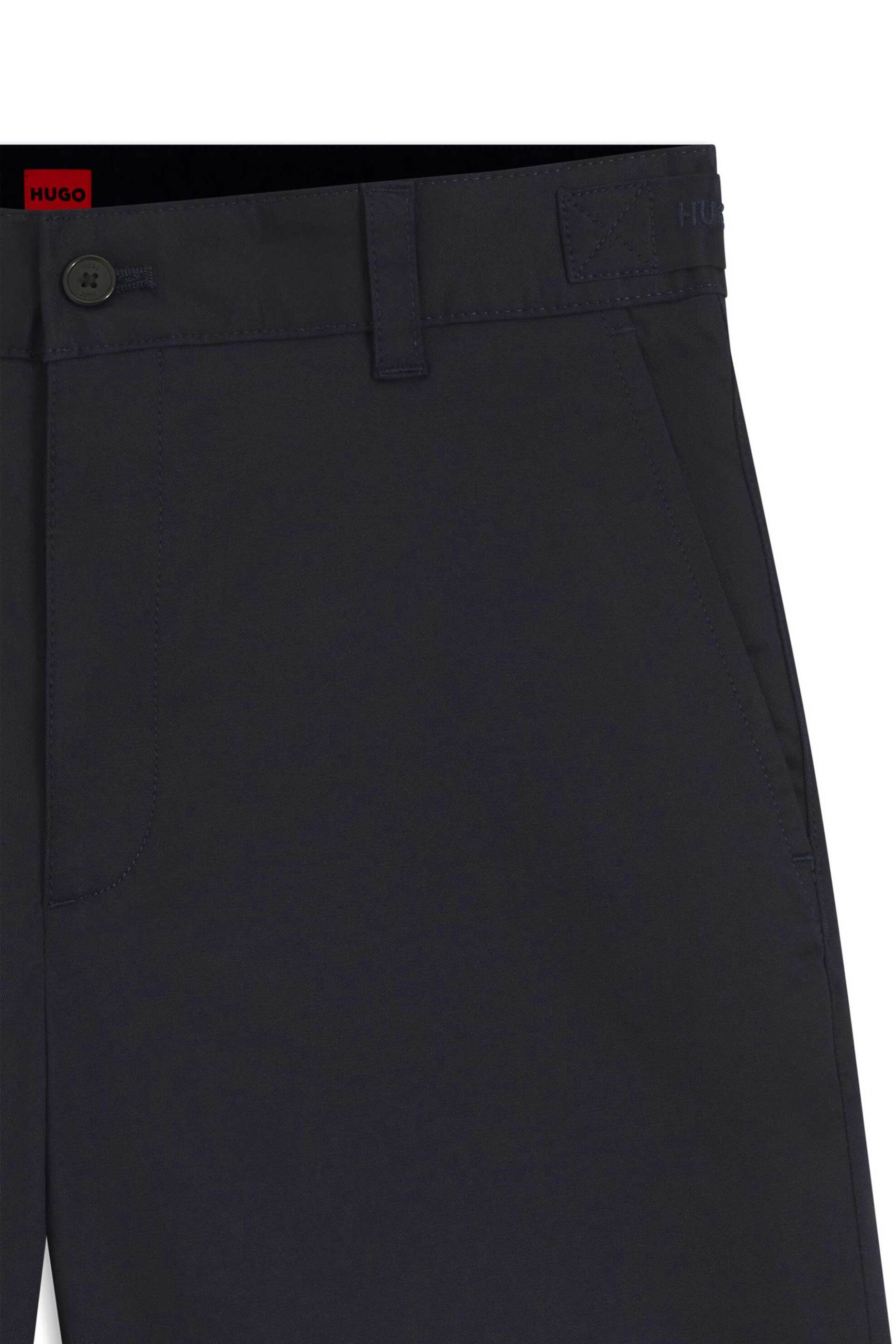 Hugo Boss Ανδρική Chino Βερμούδα Slim Fit Genar 261S - 50567293 Μπλε Σκούρο