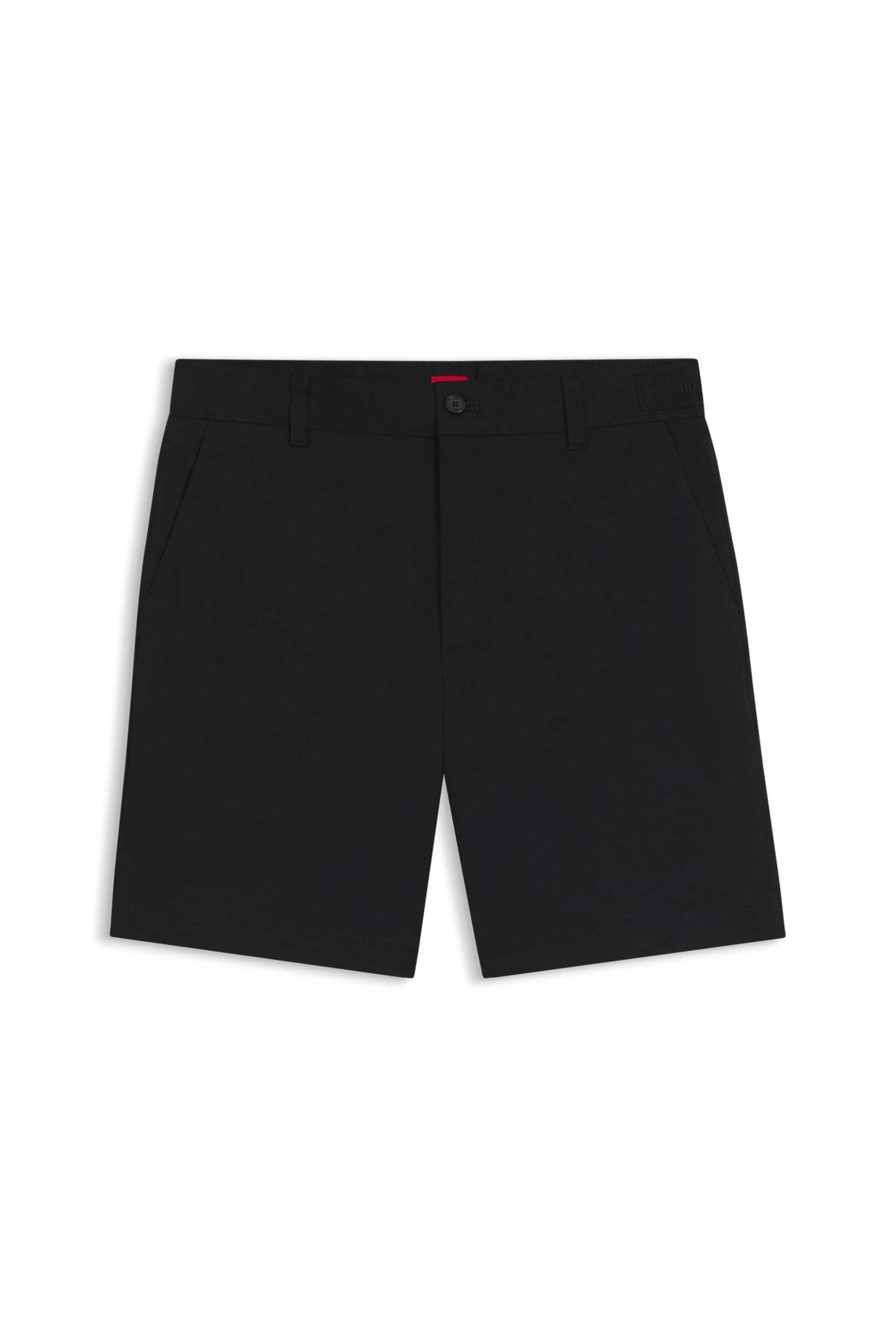 Hugo Boss ανδρική chino βερμούδα Slim Fit "Genar 261S" - 50567293 Μαύρο