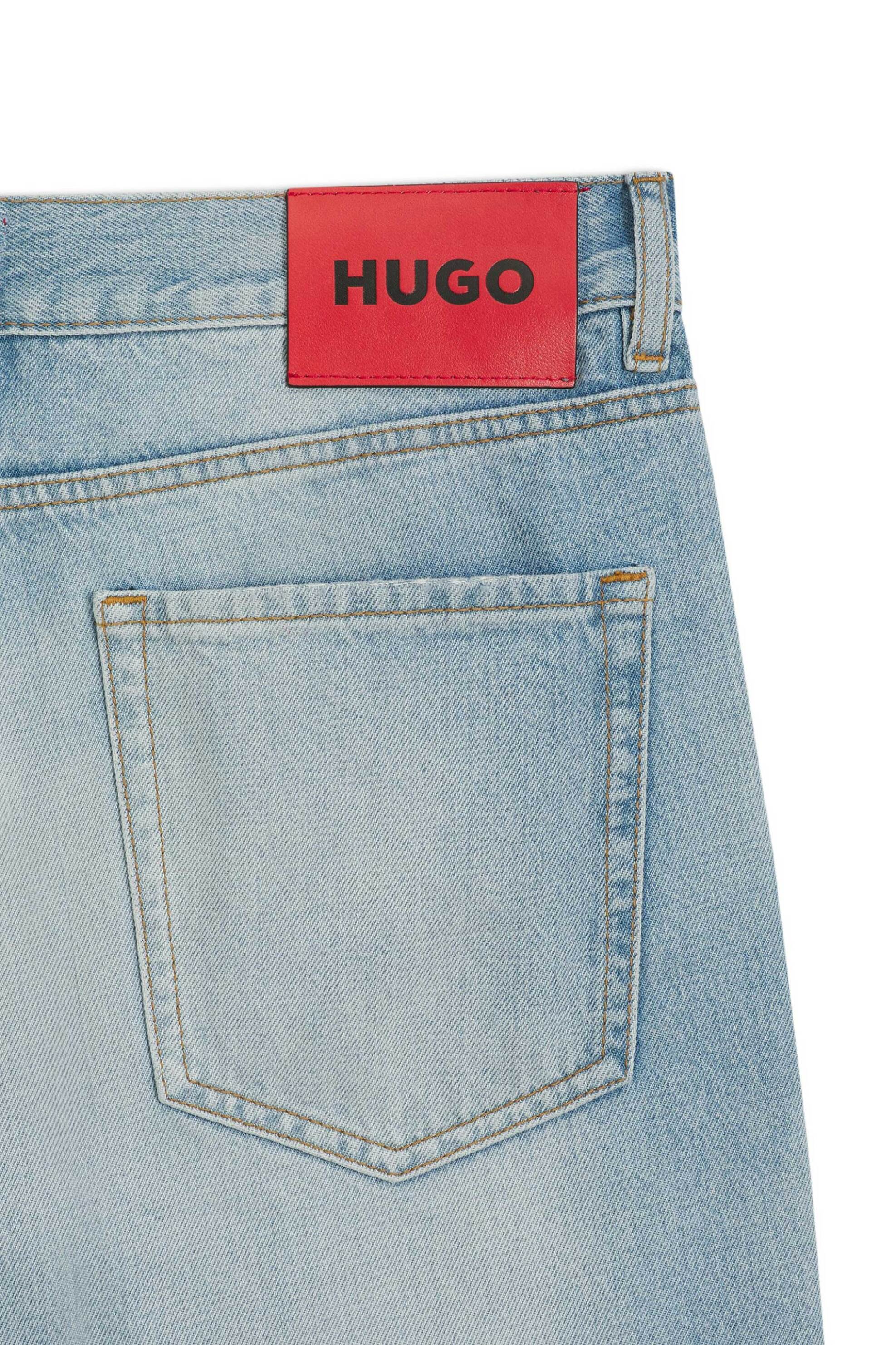 Hugo Boss Ανδρικό Τζιν Παντελόνι Tapered Fit Ηugο 838 - 50560264 Denim Blue Ανοιχτό