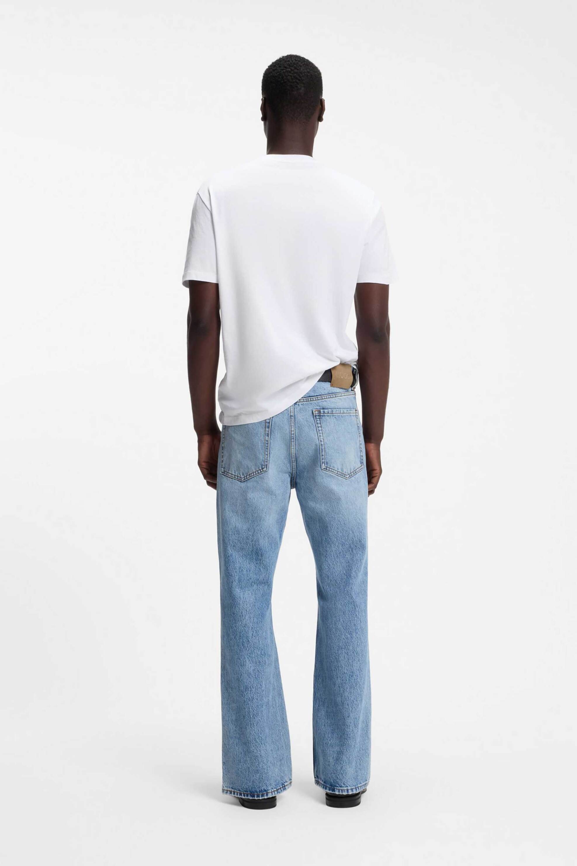 Hugo Ανδρικό T-Shirt Regular Fit Dorosi - 50566086 Λευκό