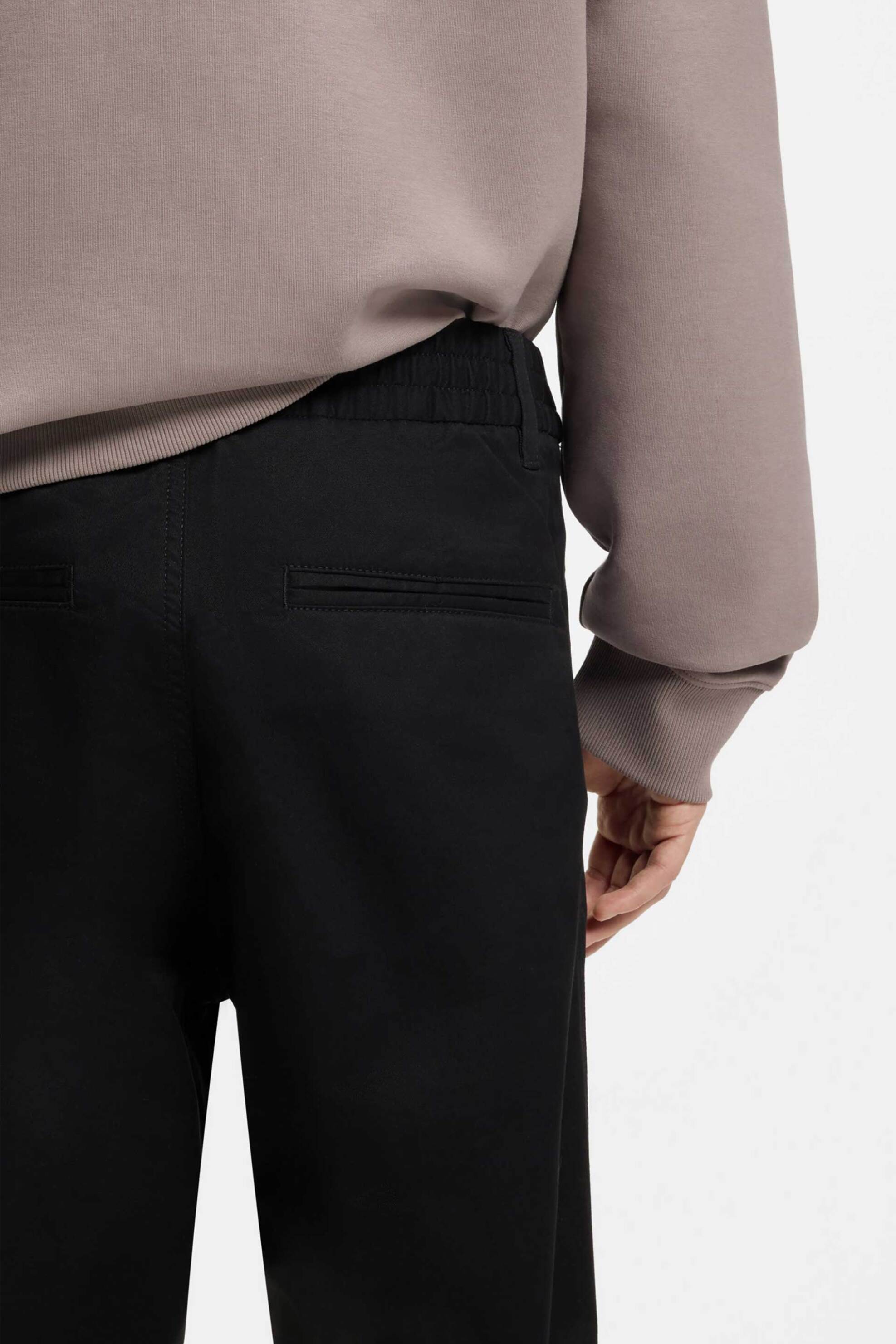 Hugo Ανδρικό Παντελόνι Straight Fit Cino - 50567278 Μαύρο