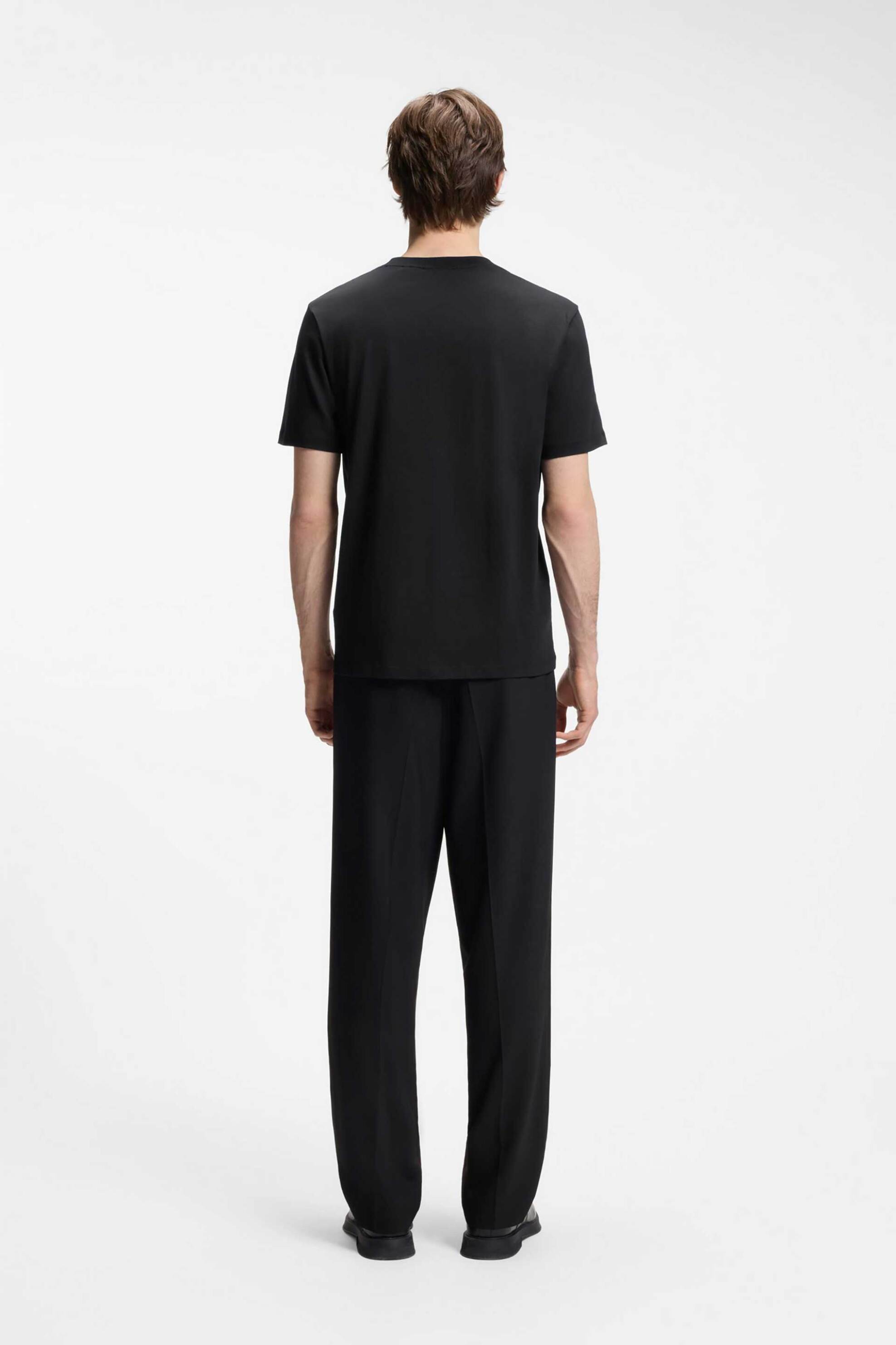 Hugo Ανδρικό T-Shirt Regular Fit Dirunn - 50564143 Μαύρο