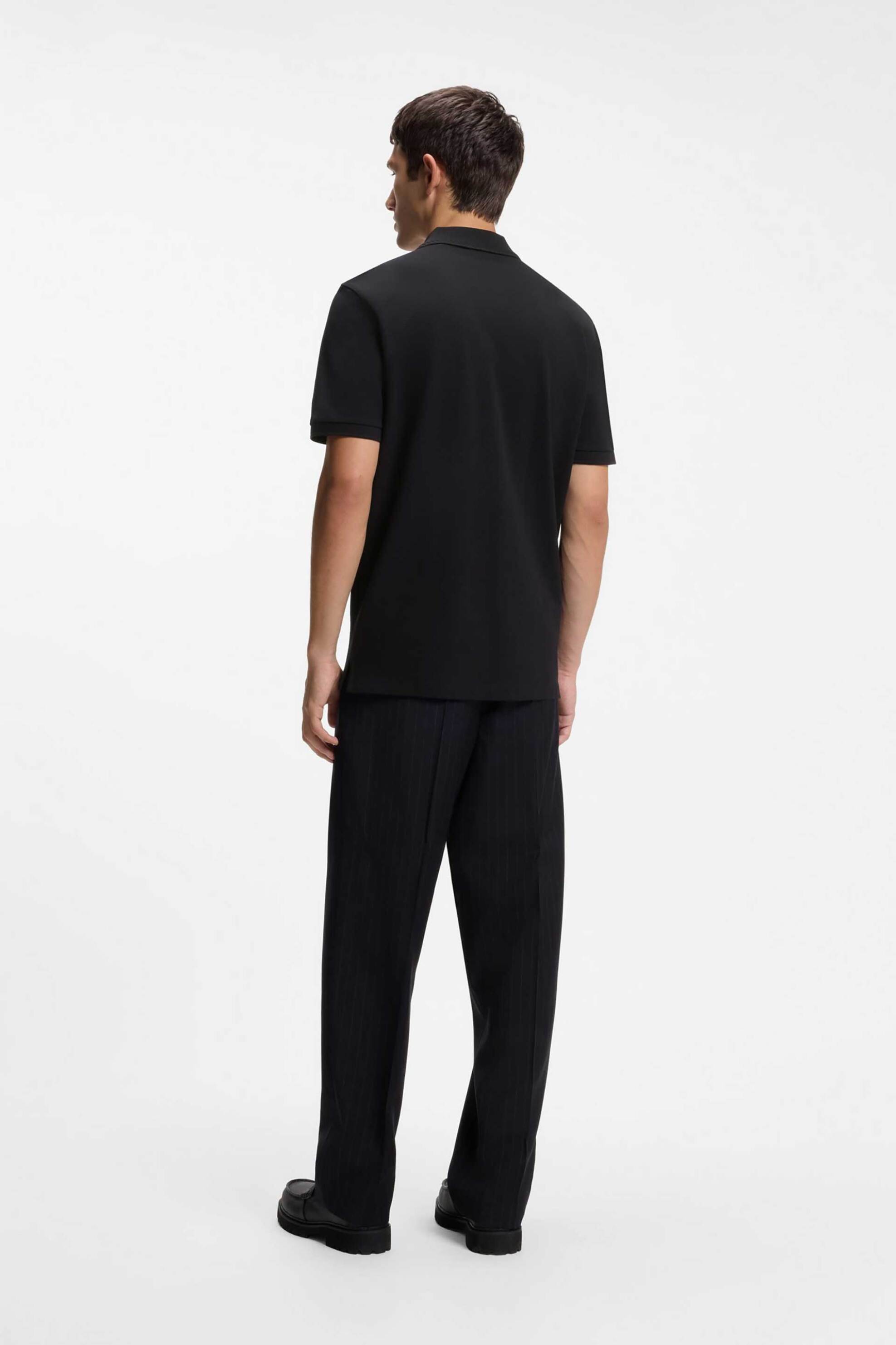 Hugo Ανδρική Μπλούζα Πόλο Πικέ Regular Fit Datri - 50568132 Μαύρο