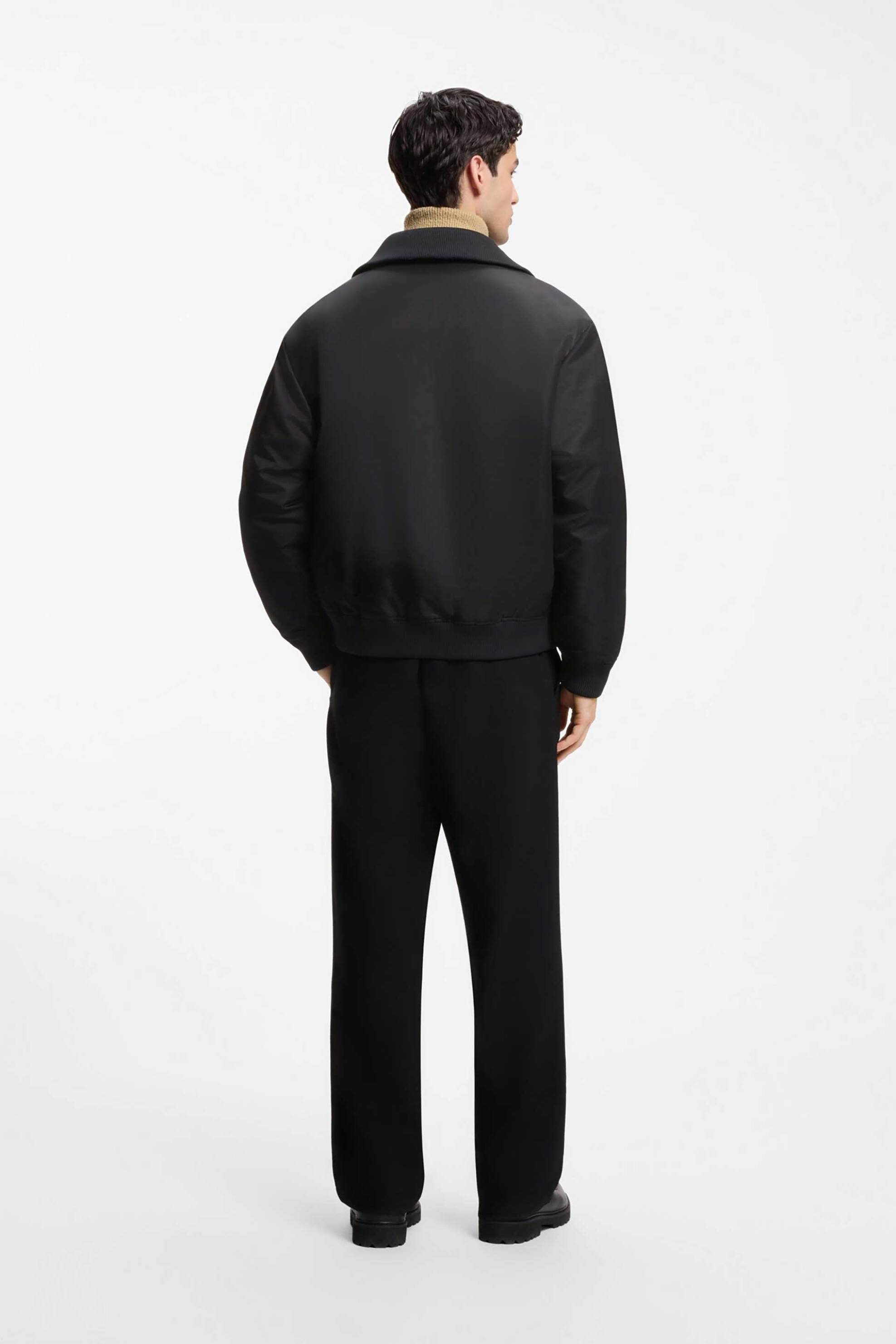 Hugo Ανδρικό Μπουφάν Διπλής Όψης Regular Fit Bremo - 50567242 Μαύρο