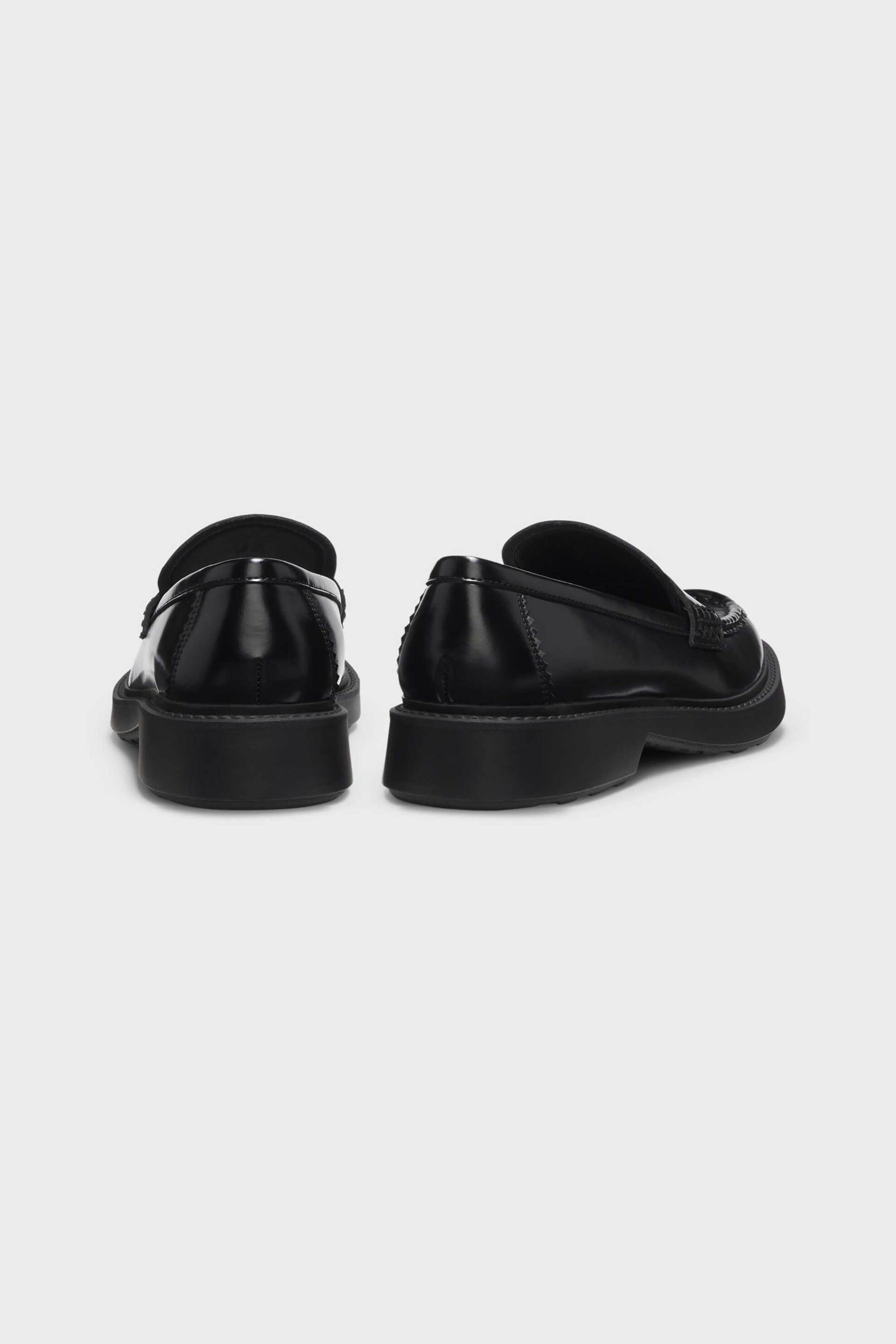 HUGO Hugo γυναικεία δερμάτινα loafers "Angey" - 50573780 Μαύρο - 3