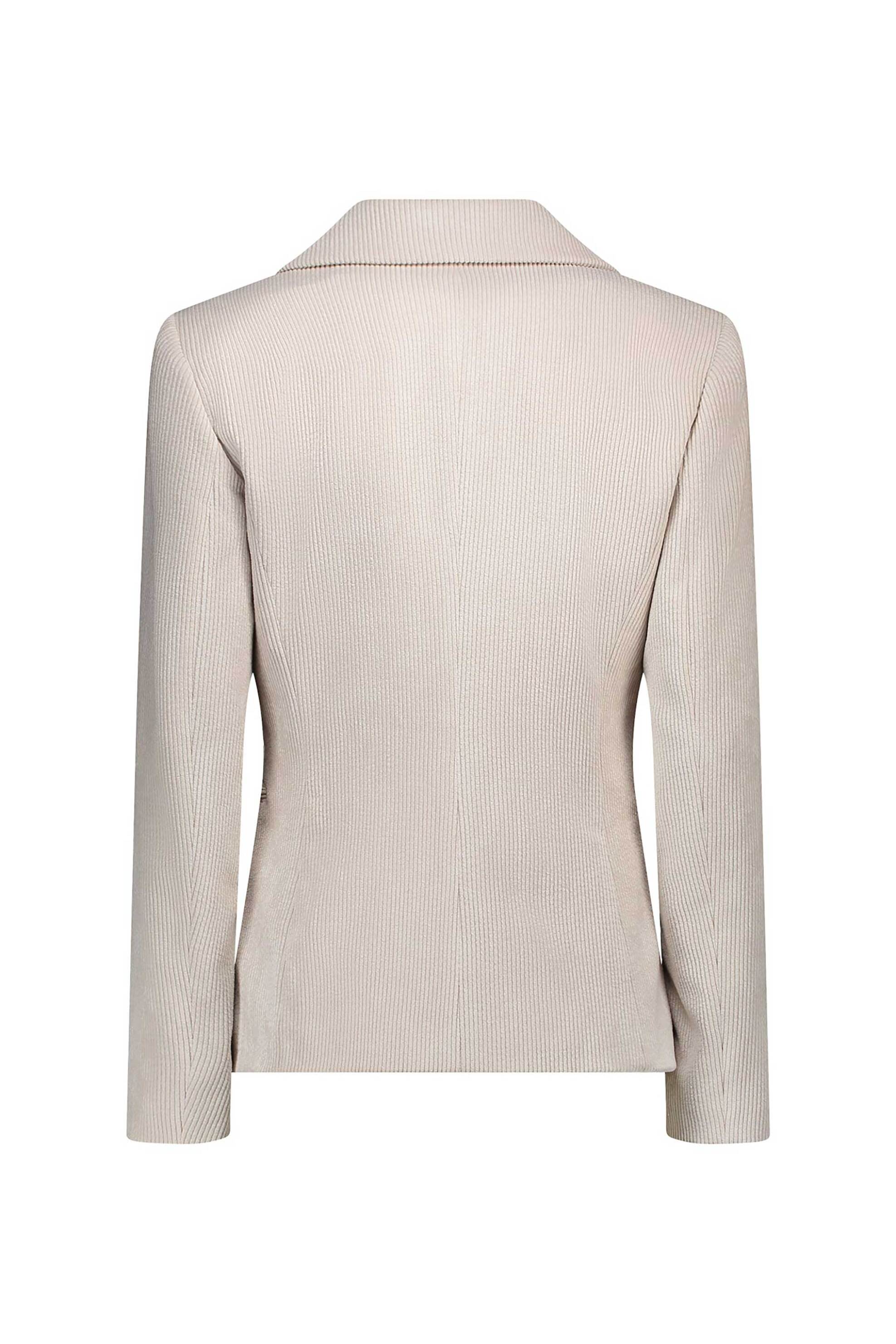 Pennyblack γυναικείο σακάκι μονόχρωμο κοτλέ - 2421046113 Λευκό φωτογραφία